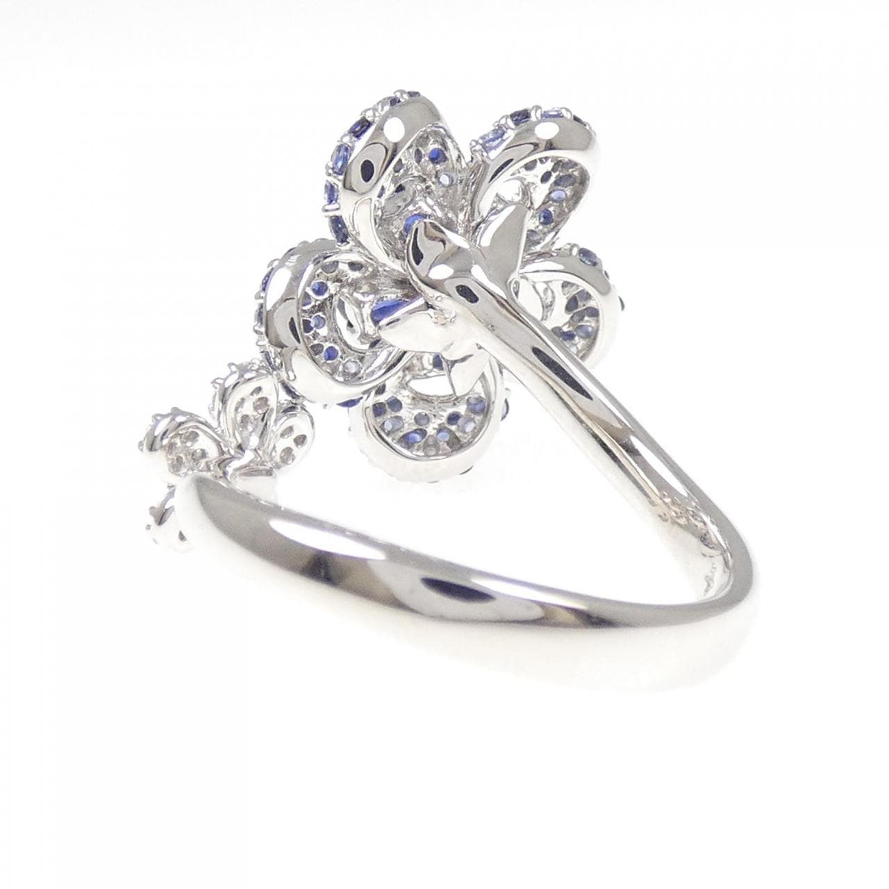 ポンテヴェキオ フラワー サファイヤ リング 1.10CT
