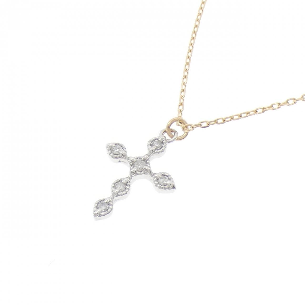 アガット ダイヤモンド ネックレス 0.03CT