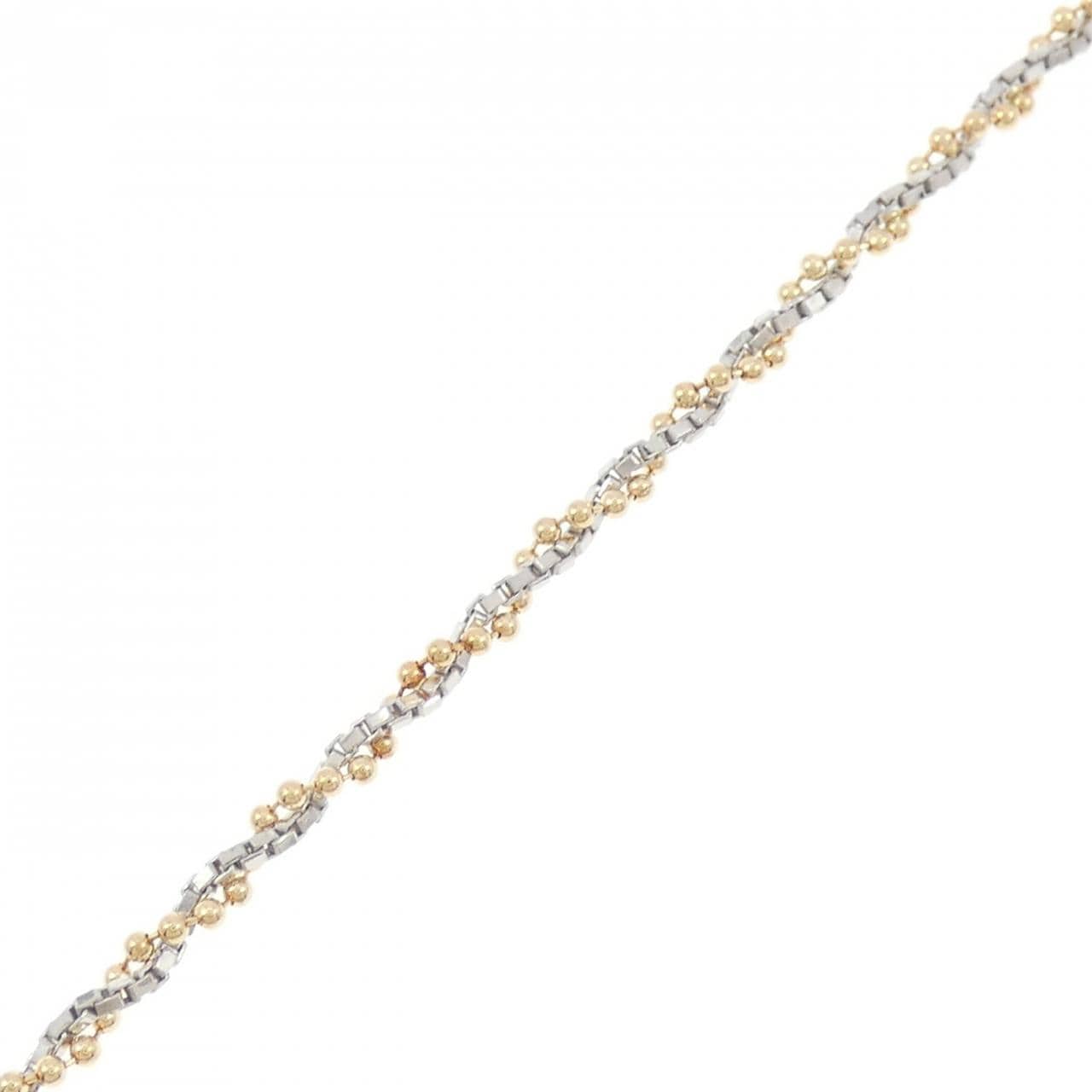 K18YG/PT850 ブレスレット