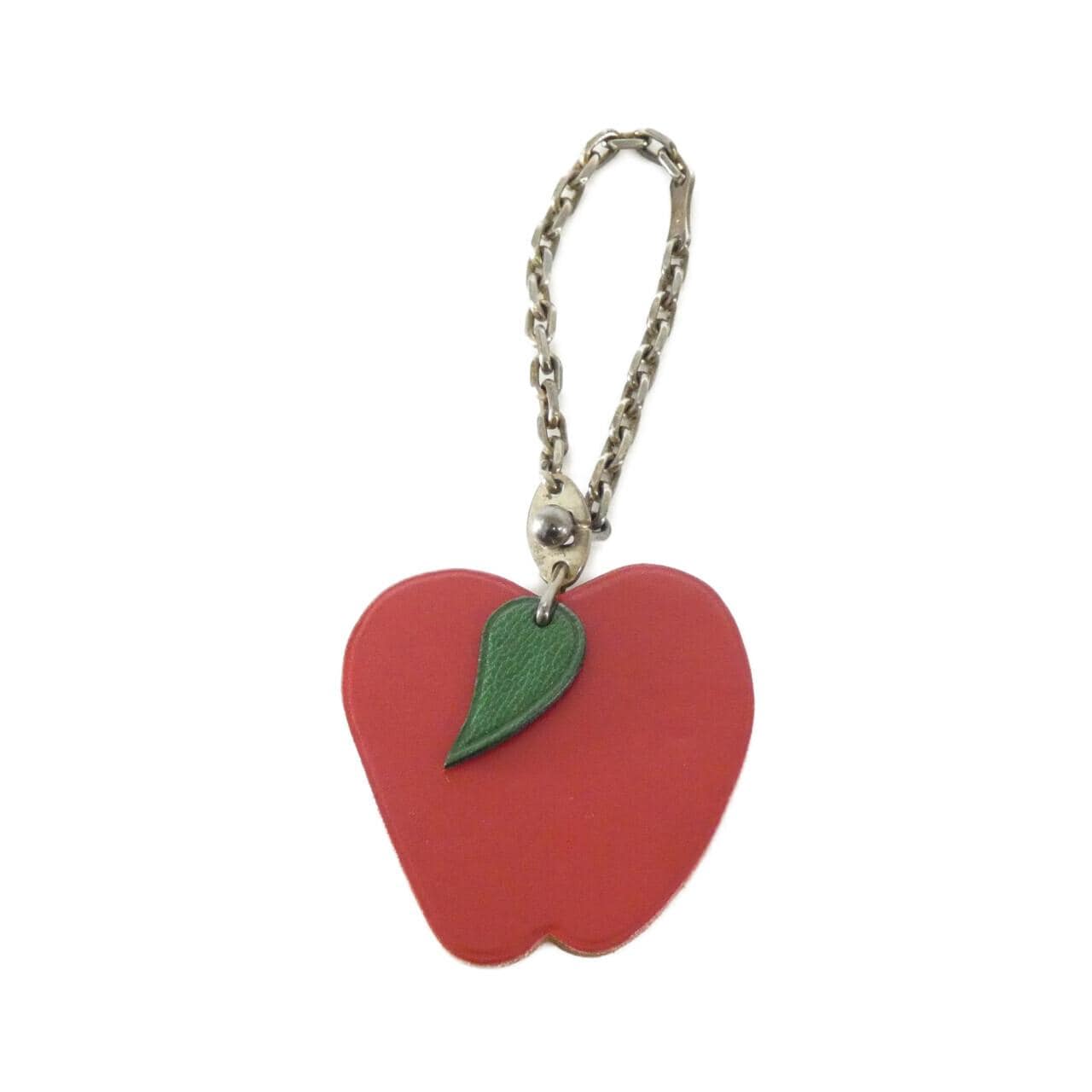 エルメス POMME フルーツ ポルト クレ 027890CA キーホルダー
