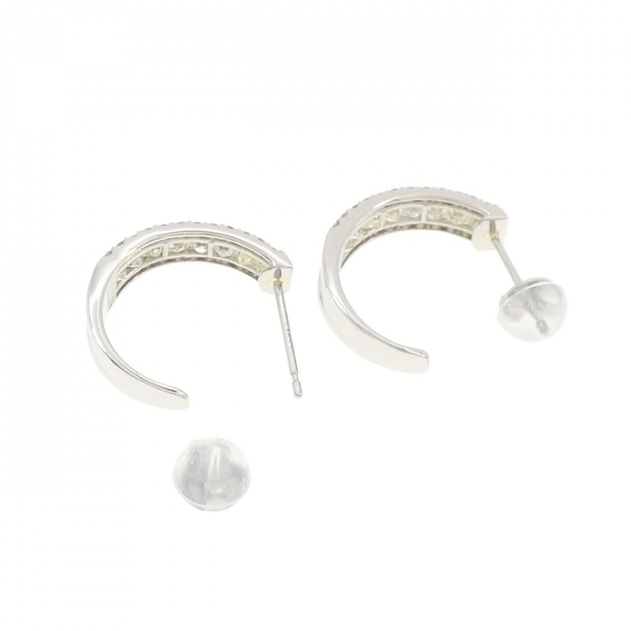 【新品】PT900 ダイヤモンド ピアス 0.90CT