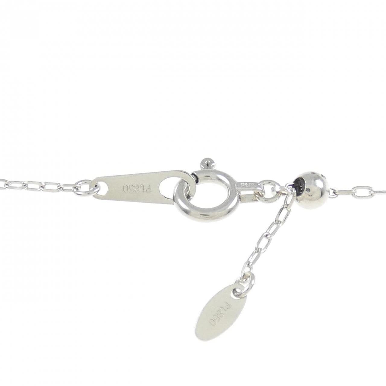 PT900/PT850 ソリティア ダイヤモンド ネックレス 0.337CT