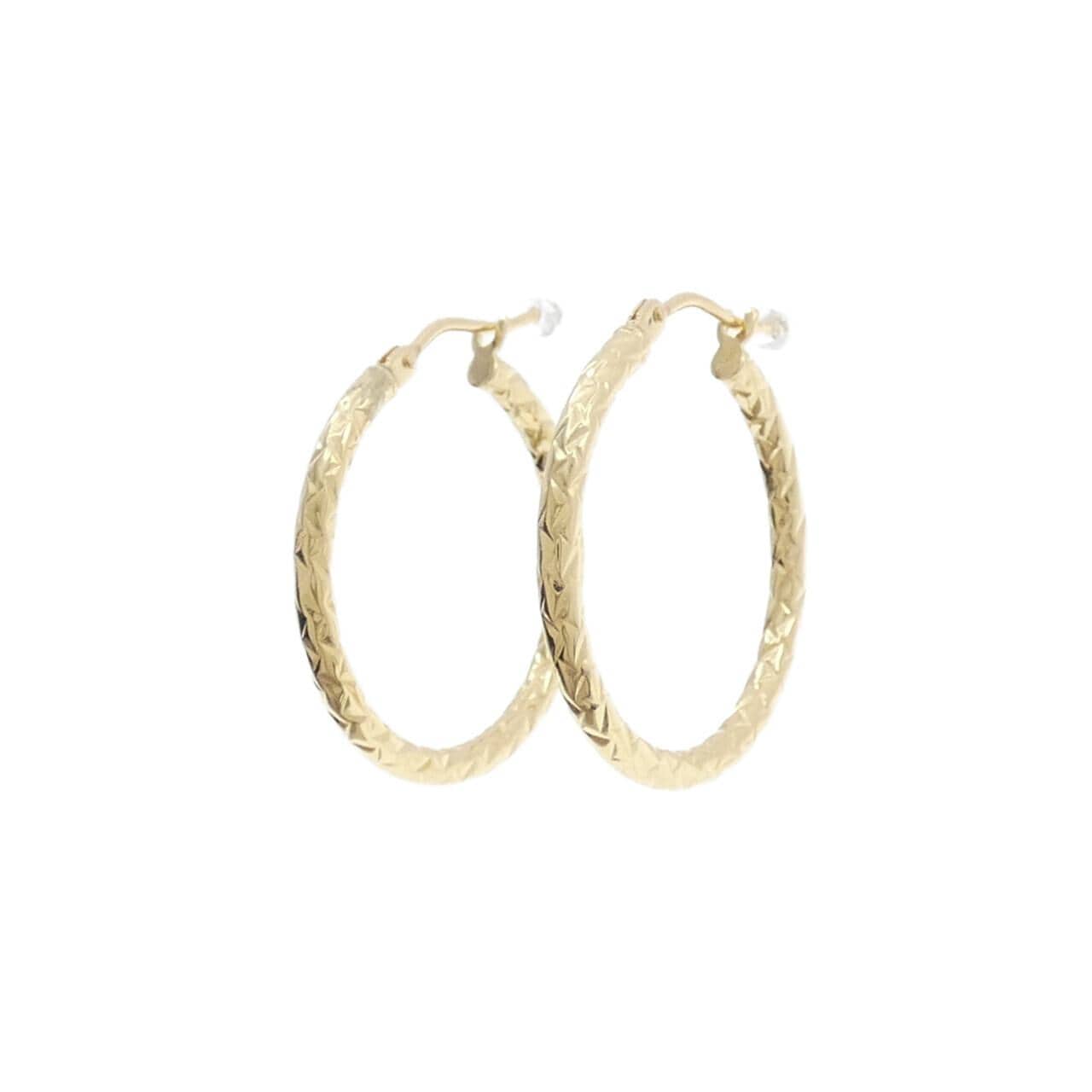 【新品】750YG フープ ピアス