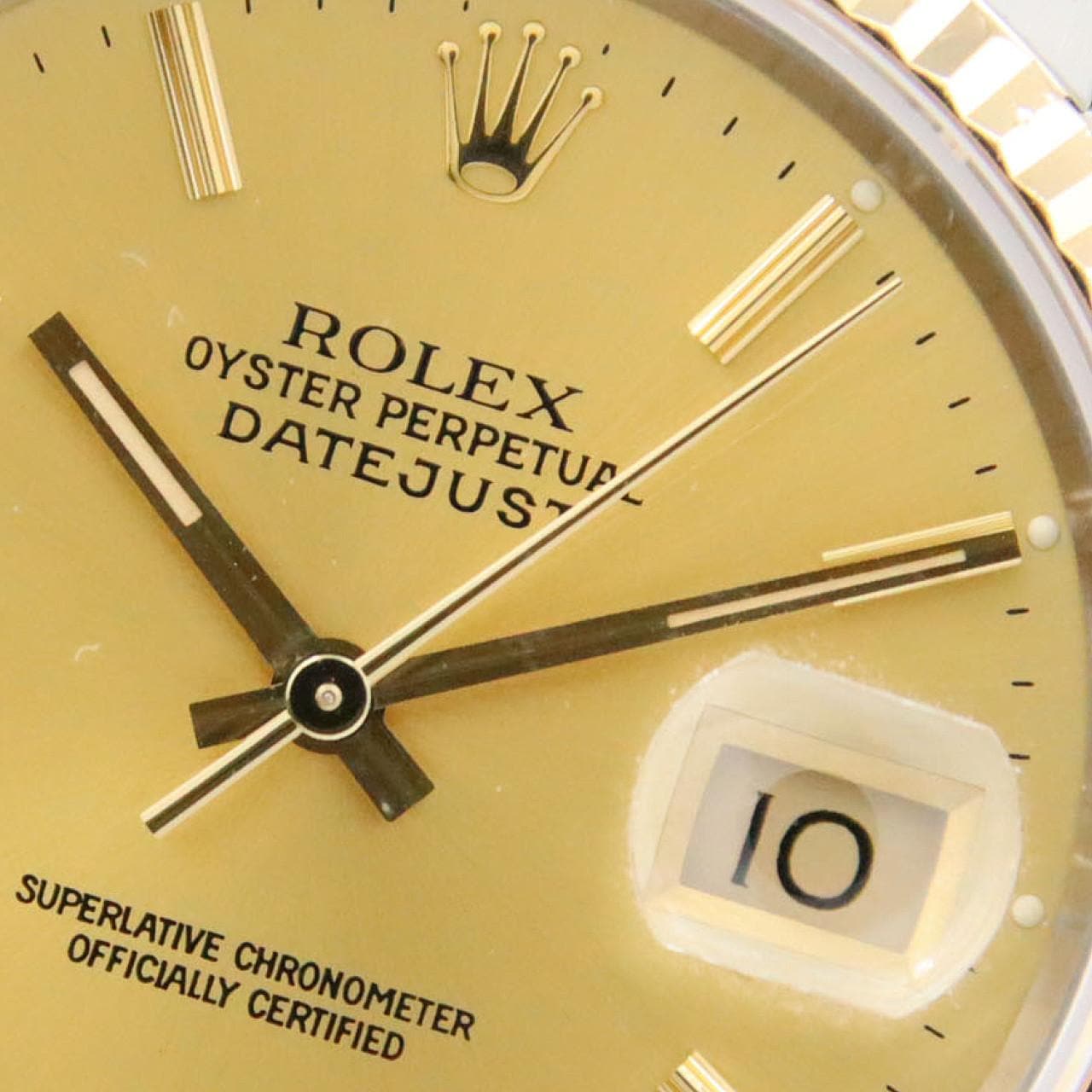 ロレックス デイトジャスト 16233 SSxYG 自動巻 X番