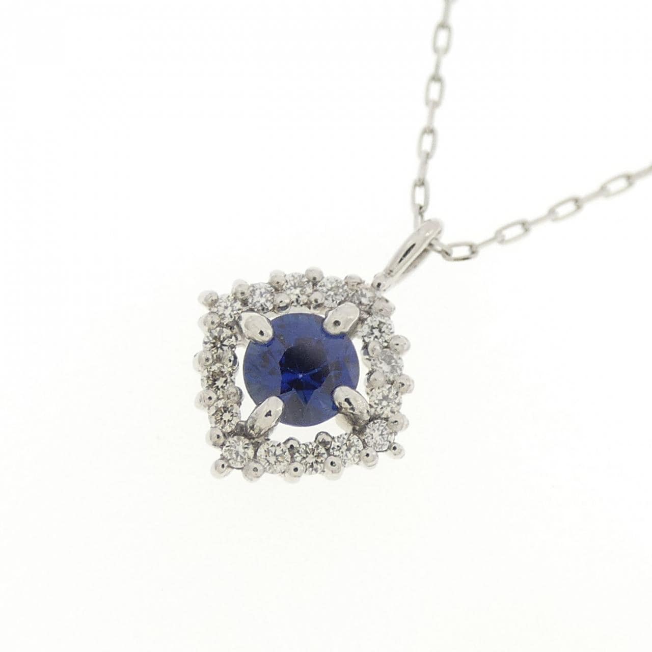 [新品] PT950/PT900 藍寶石項鍊 0.18CT
