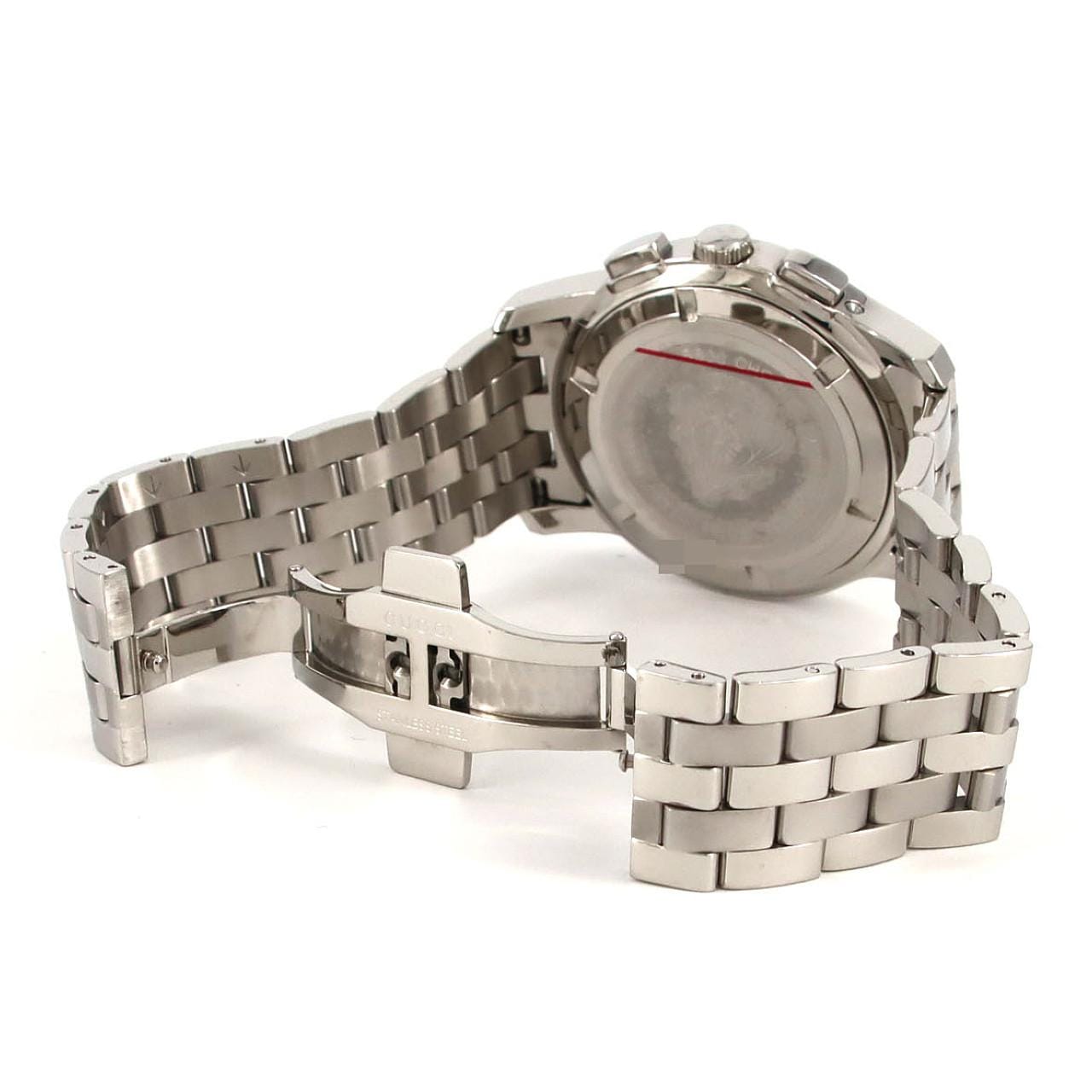 【ノーメンテナンス還元価格】グッチ 5500CHRONO/YA055206 SS クォーツ