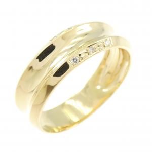 【新品】K18YG ダイヤモンド リング 0.04CT