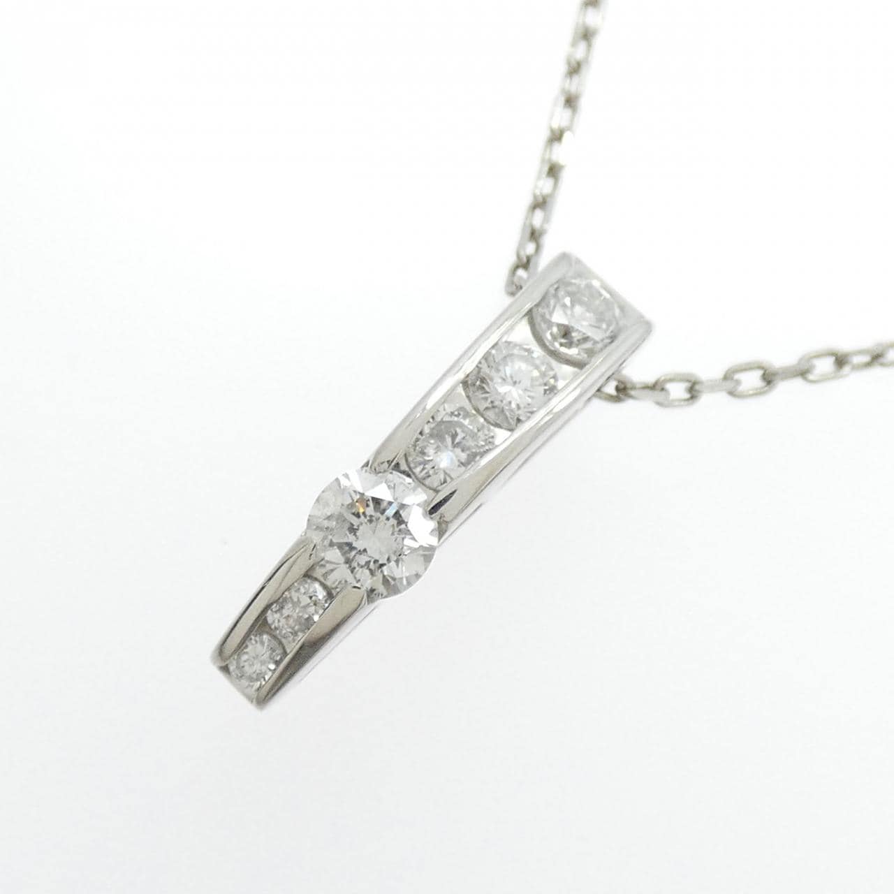 PT900/PT850 ダイヤモンド ネックレス 0.18CT