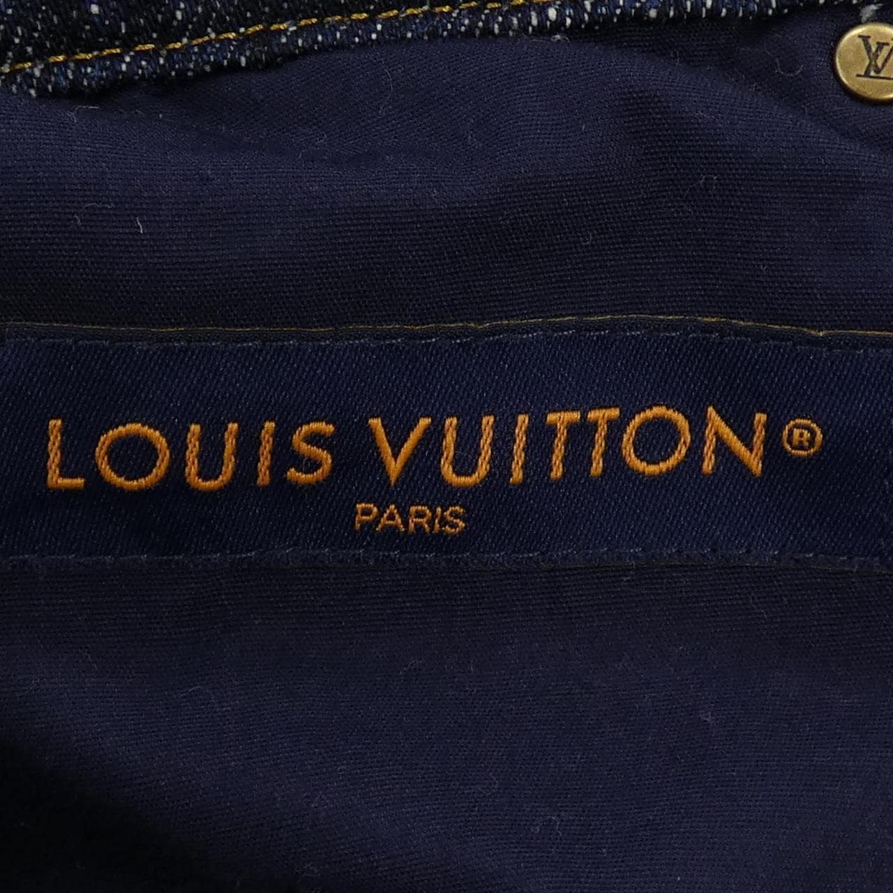 LOUIS VUITTON Vuitton Wide Leg Denim Pants HTD72WWAK Jeans