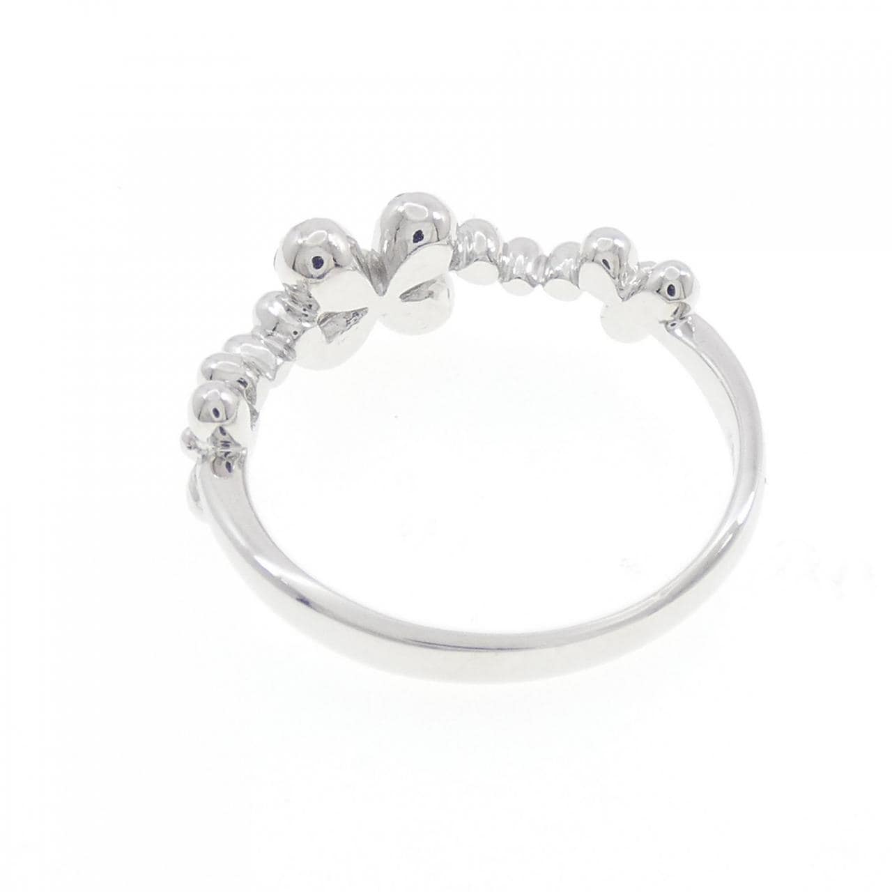 K18WG ダイヤモンド リング 0.10CT