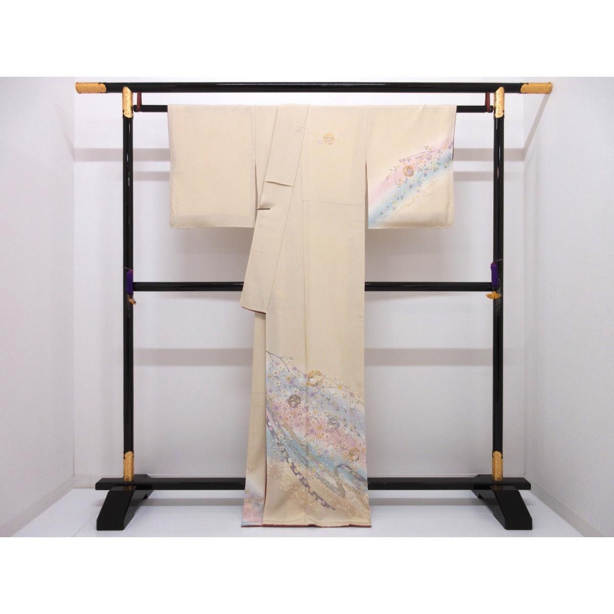 訪問着　友禅金彩加工