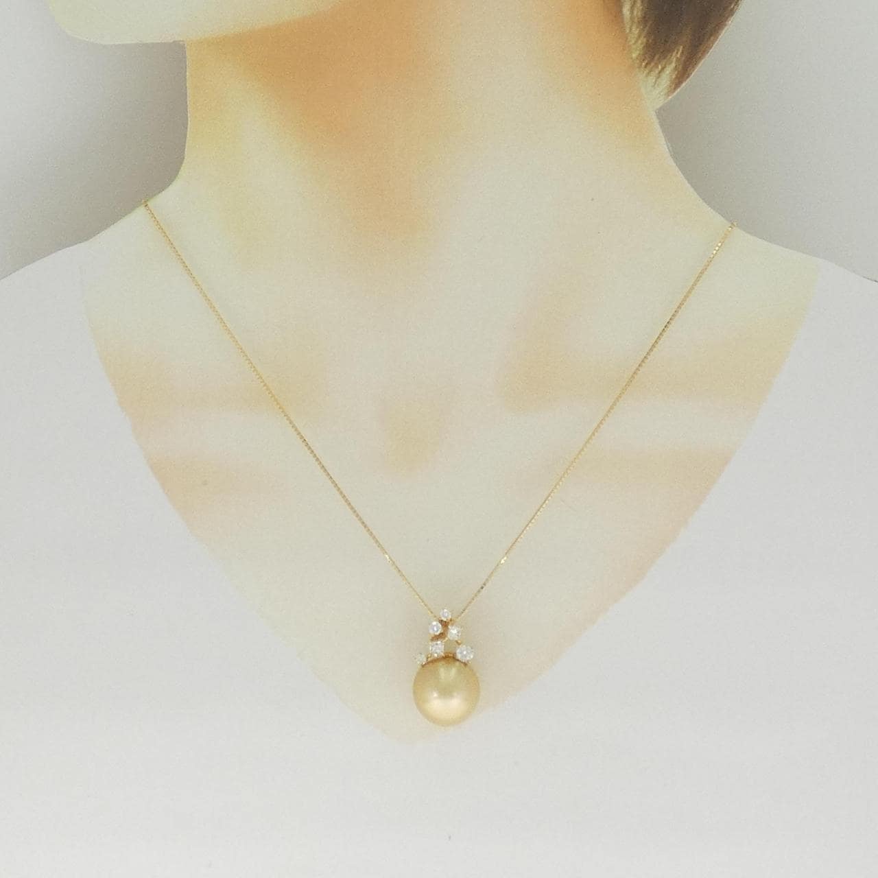 タサキ 白蝶パール ネックレス 14.6mm