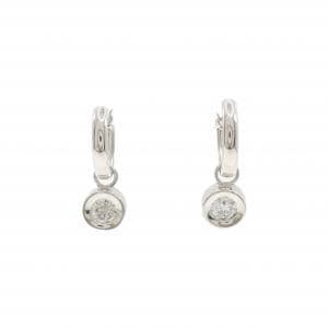 K14WG/PT900 2WAY ダイヤモンド ピアス 0.50CT