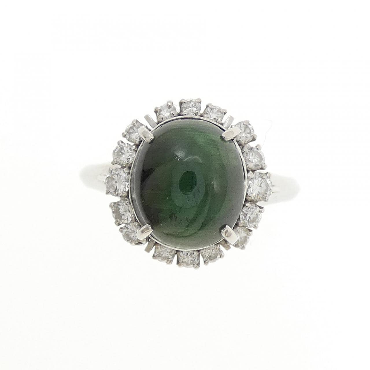 PT900 トルマリンキャッツアイ リング 4.62CT