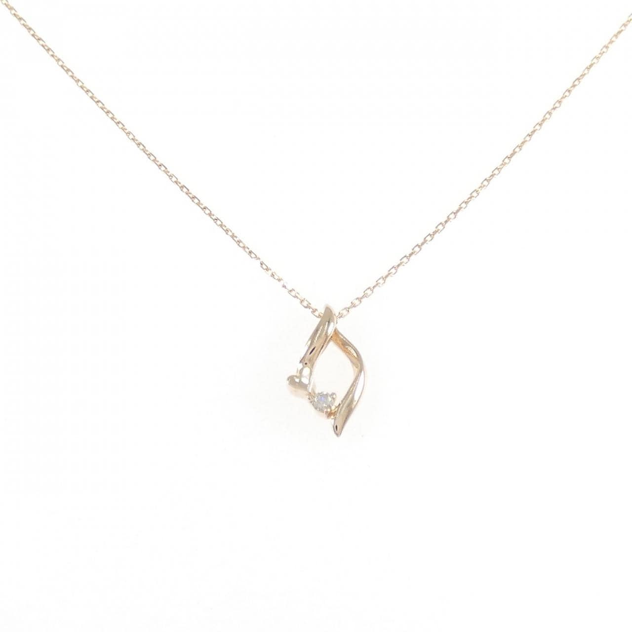 サマンサティアラ ダイヤモンド ネックレス 0.01CT