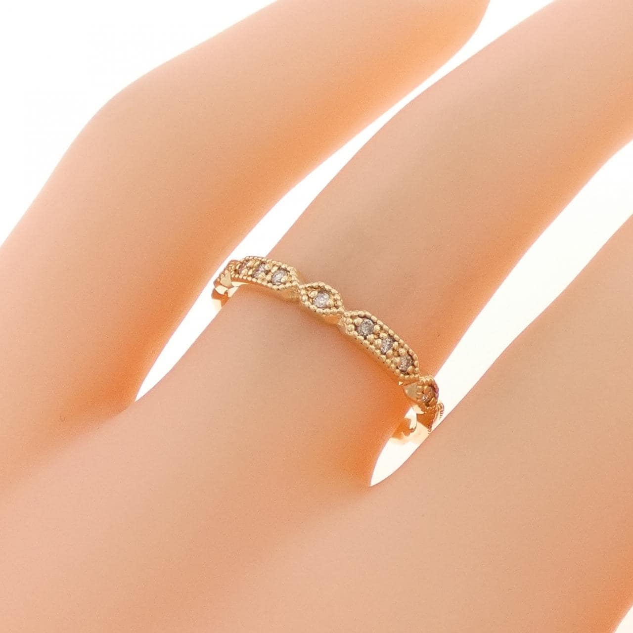 アガット ダイヤモンド リング 0.05CT