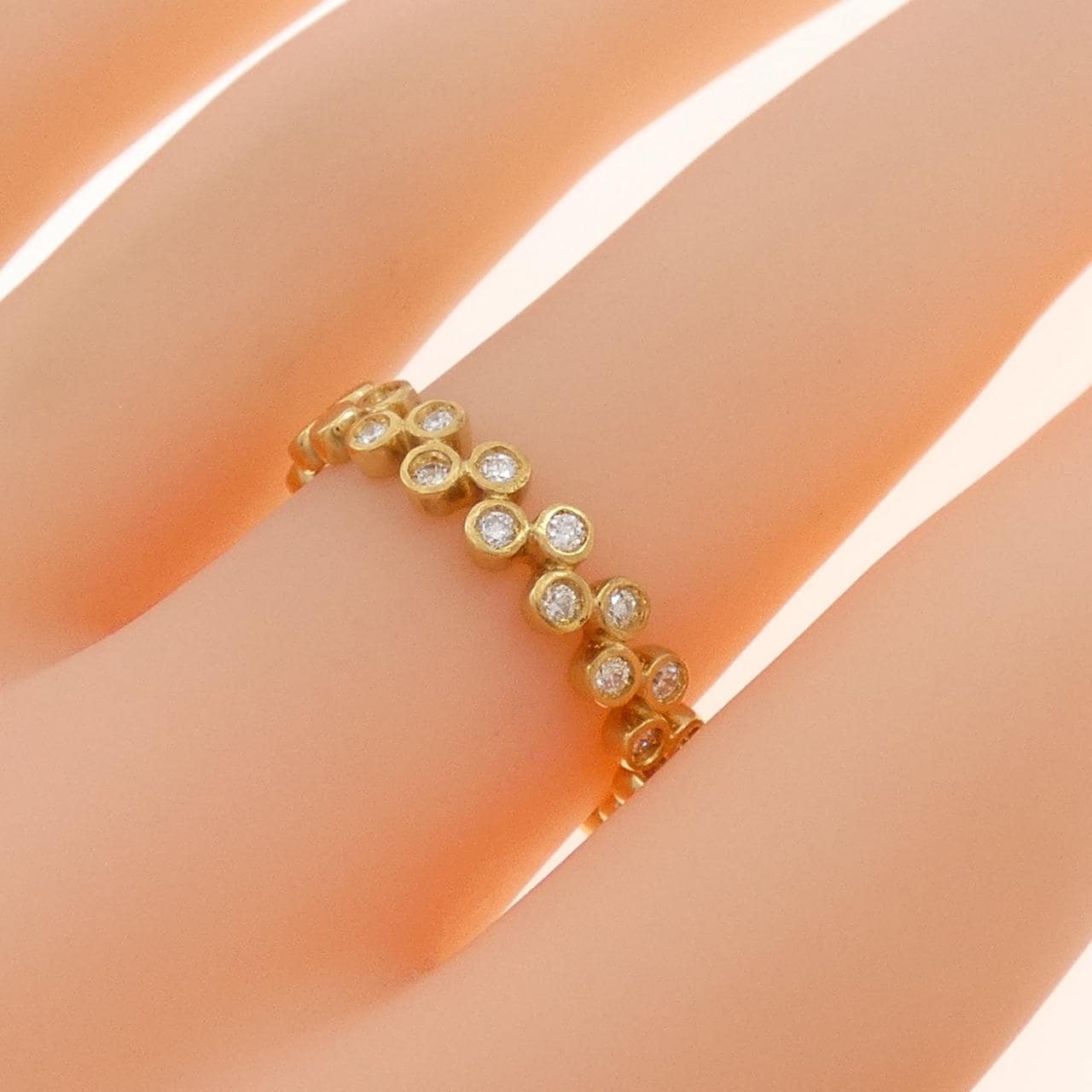 K22YG ダイヤモンド リング 0.21CT