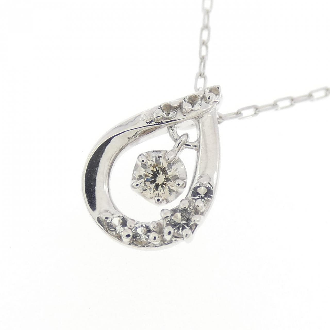 4゜C ホワイトトパーズ ネックレス