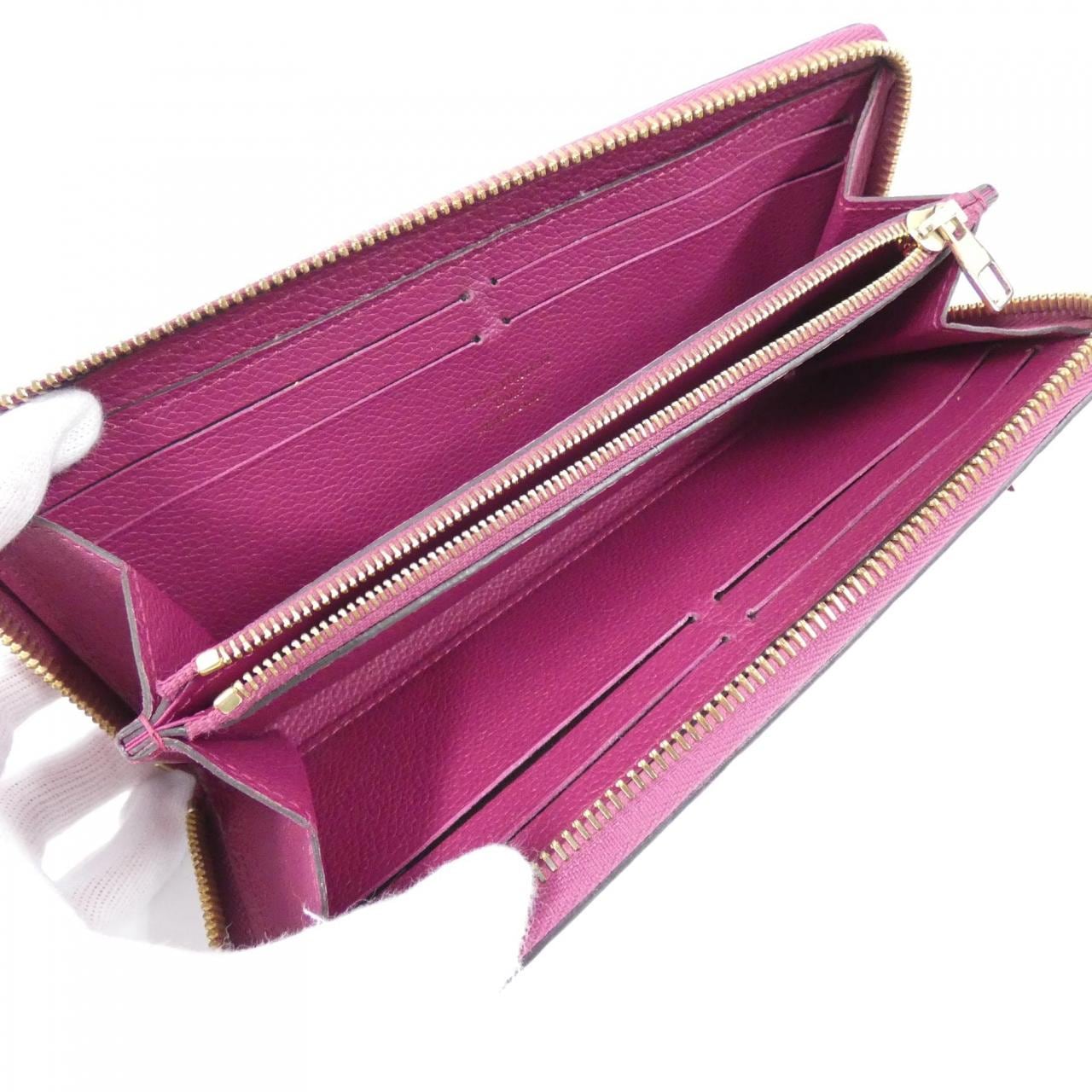 LOUIS VUITTON Monogram Empreinte Portefeuille Clemence M61568 Wallet