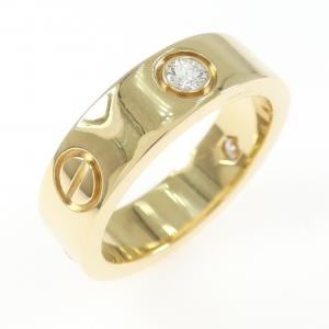 カルティエ ラブ ハーフダイヤ リング