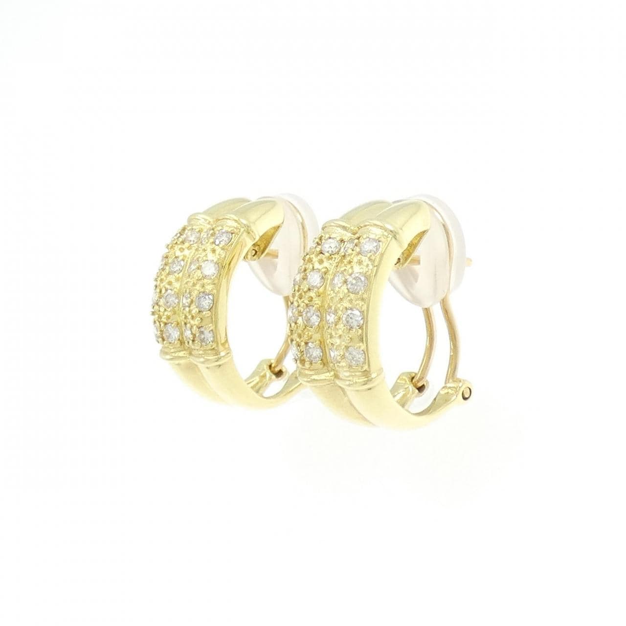 K18YG ダイヤモンド ピアス/イヤリング 0.52CT