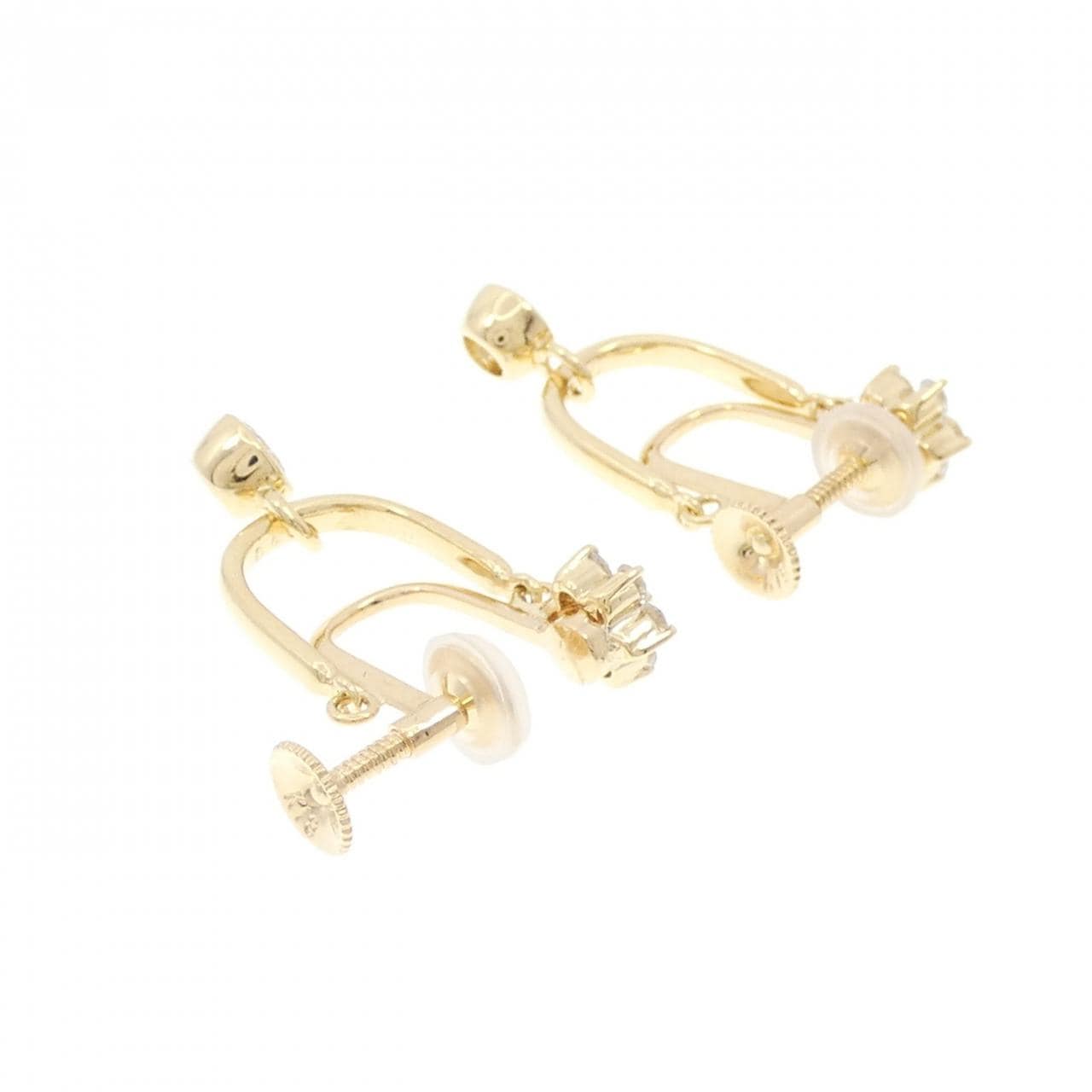 K18YG ダイヤモンド イヤリング 0.80CT