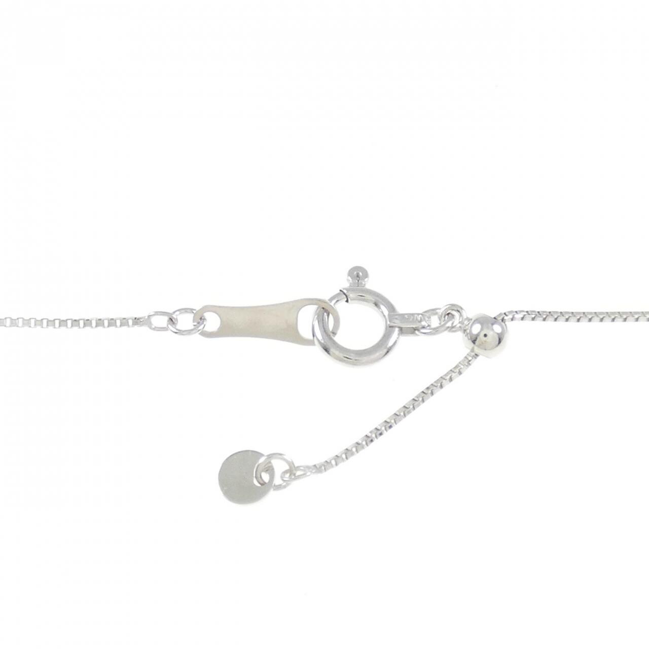 K18WG クロス ダイヤモンド ネックレス 0.30CT