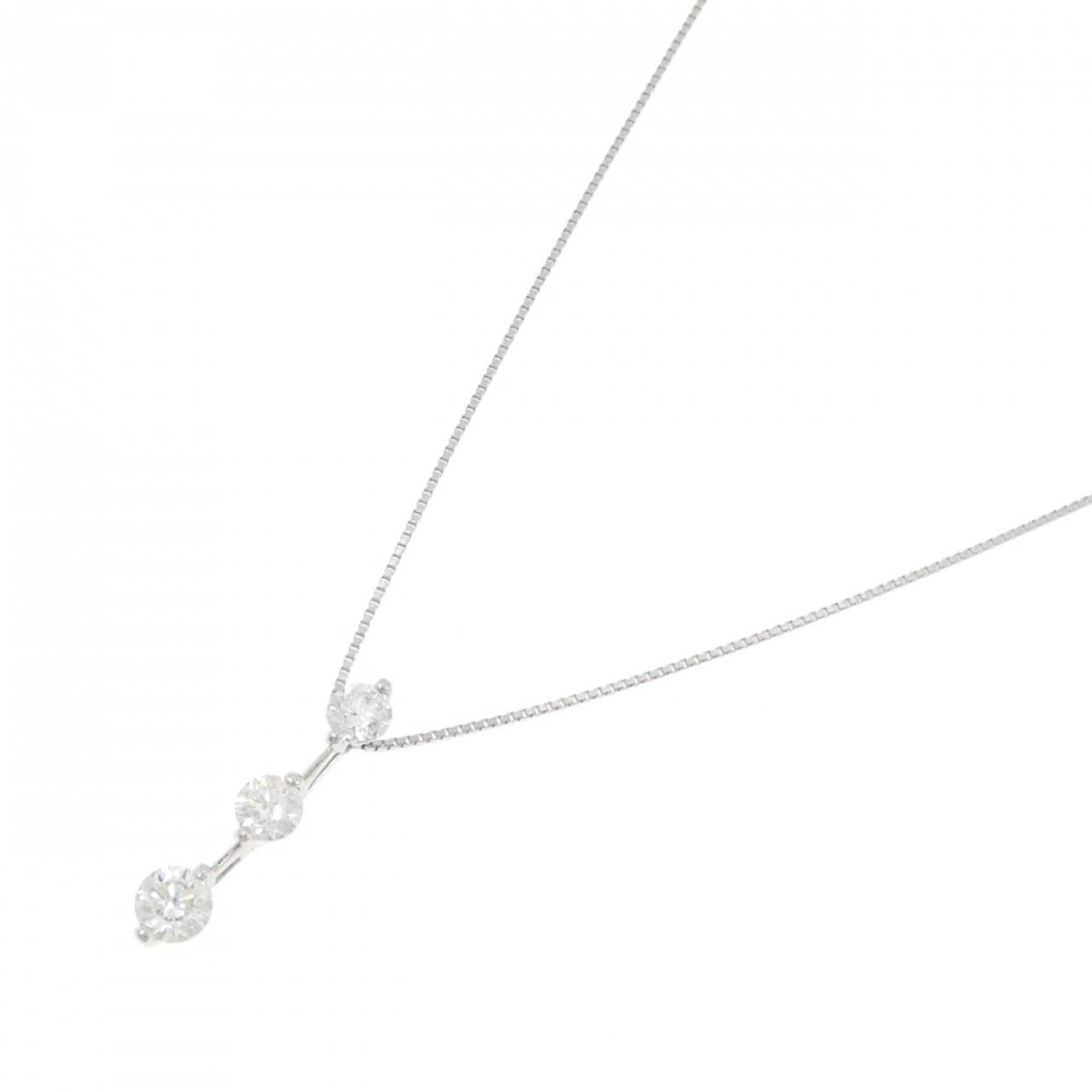 PT900/PT850 ダイヤモンド ネックレス 1.38CT