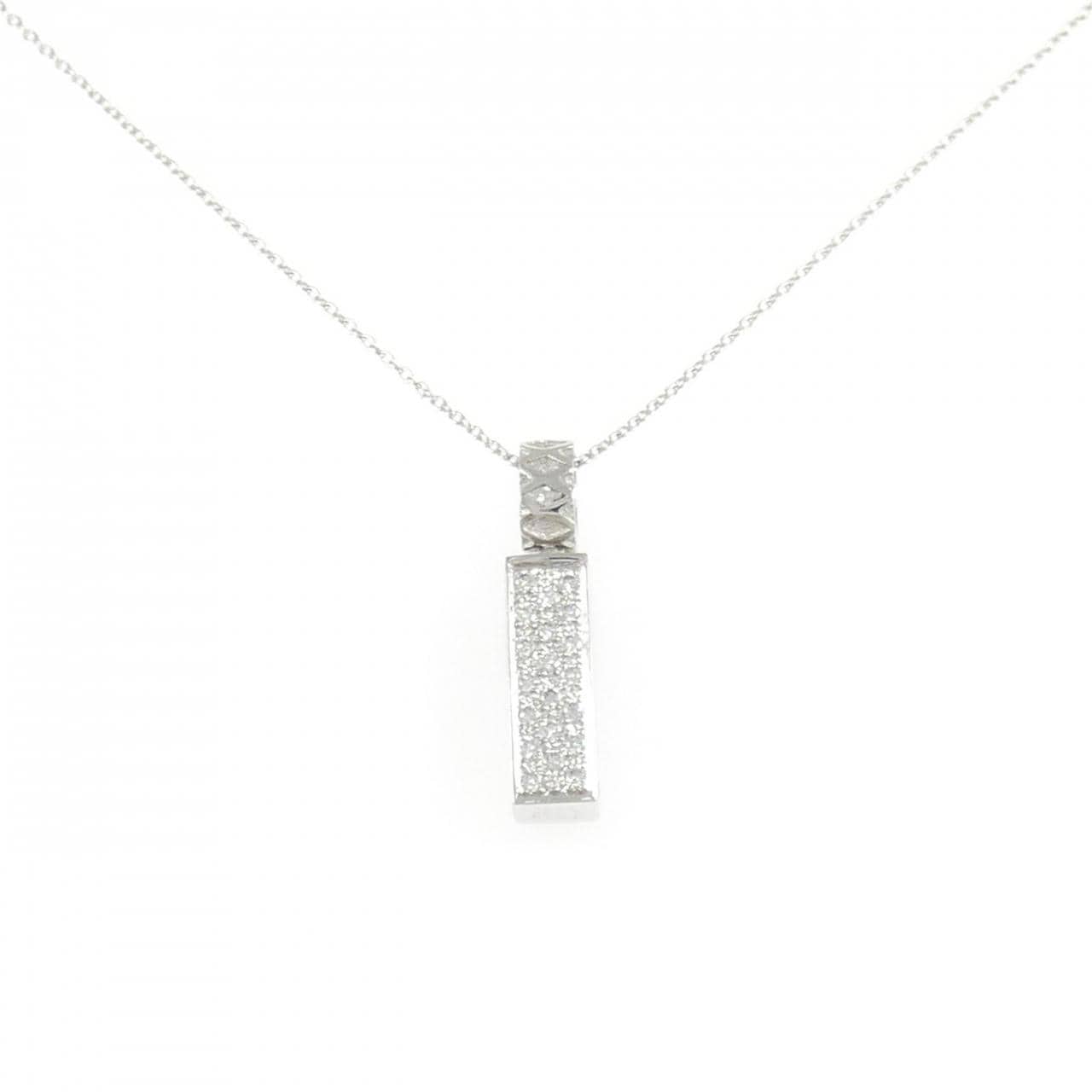 K18WG サファイヤ ネックレス 0.82CT