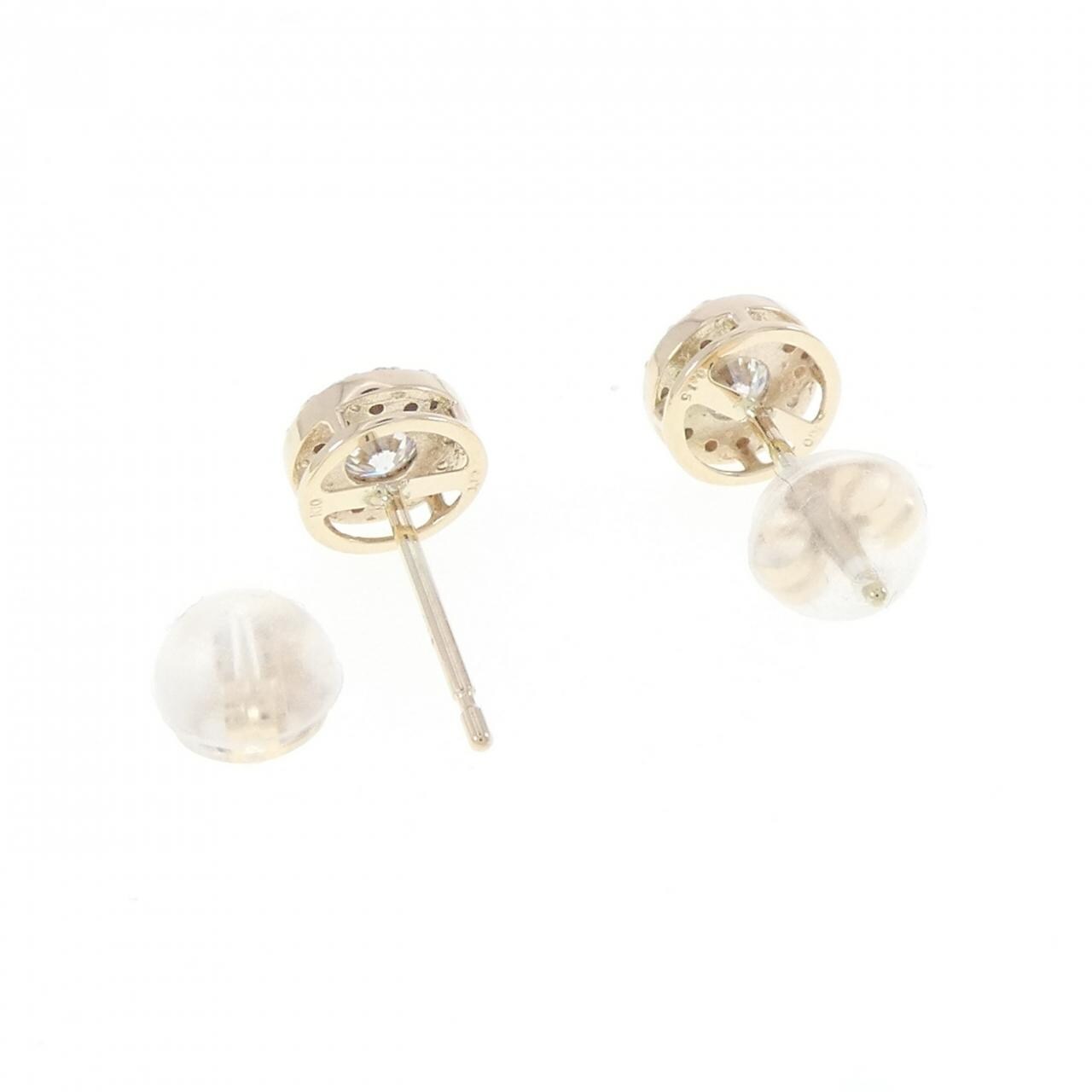【リメイク】K10YG ダイヤモンド ピアス 0.30CT