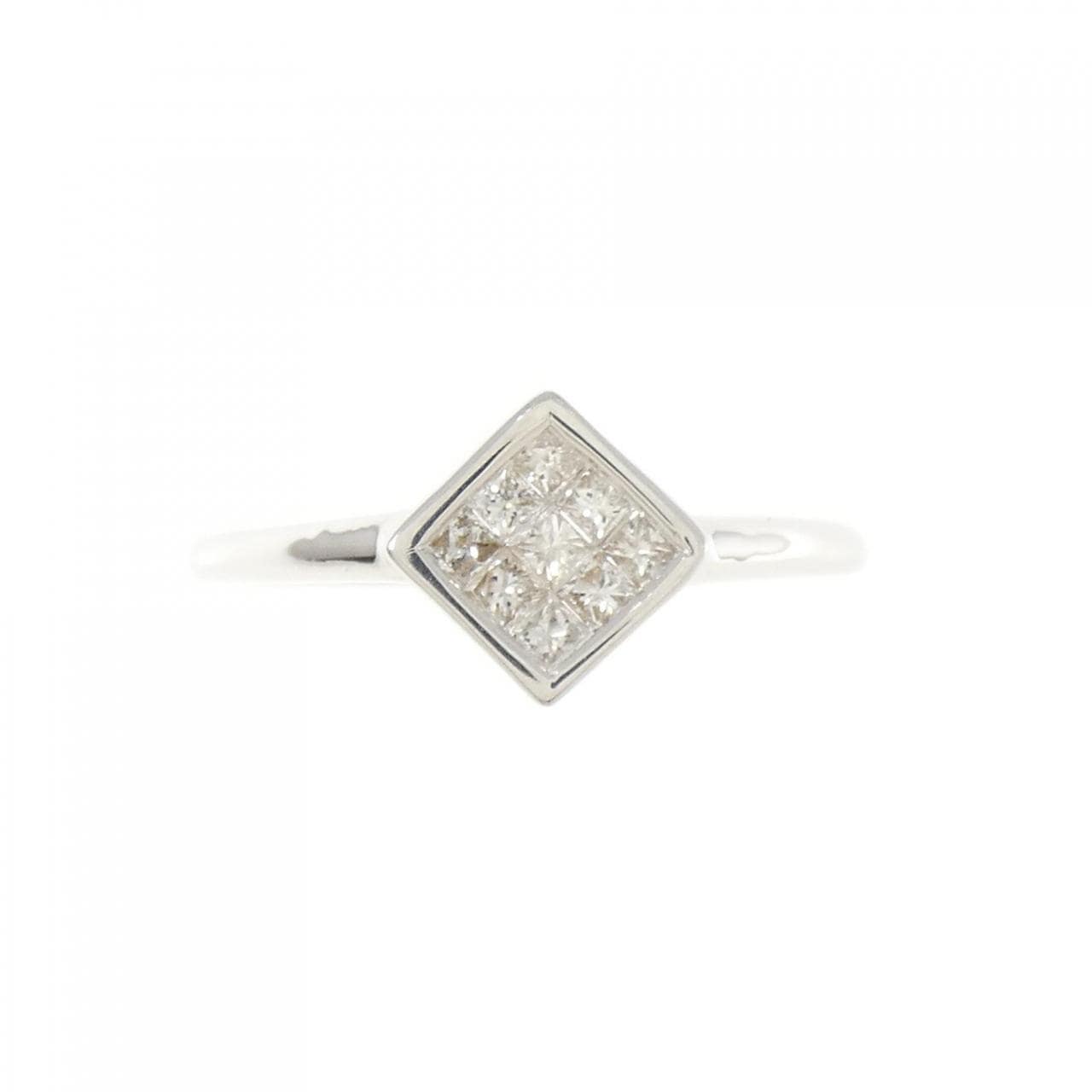 K18WG ダイヤモンド リング 0.20CT