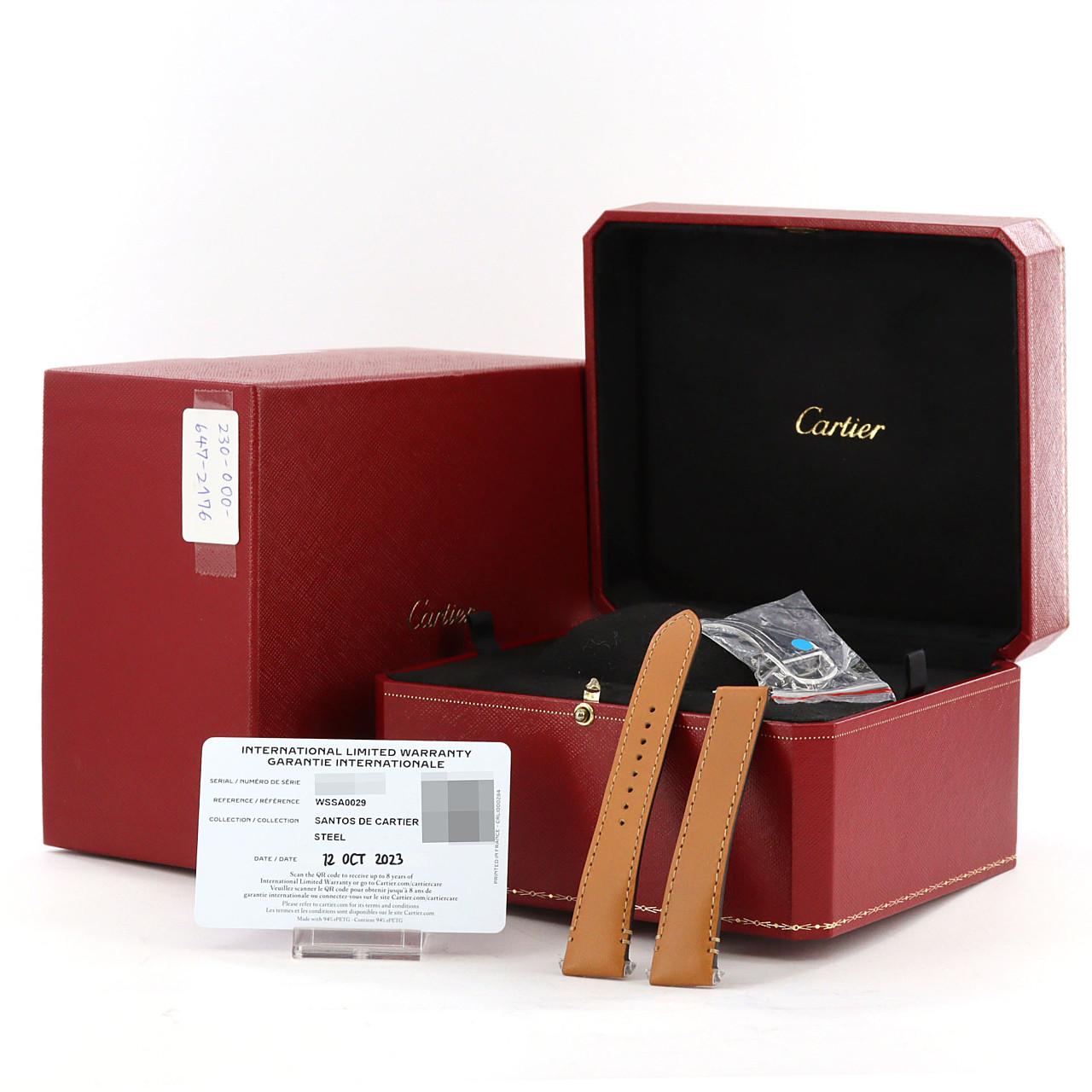 カルティエ サントス･ドゥ･カルティエMM WSSA0029 SS 自動巻
