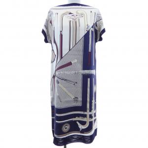 エルメス HERMES CANNES ET CANNES *17-7769 ツイルレーヌ ワンピース