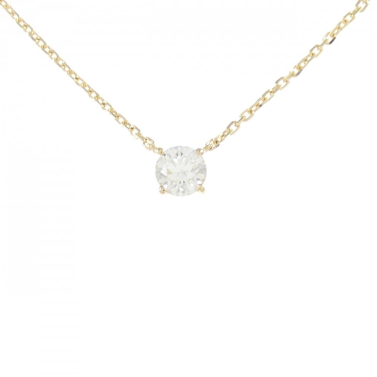 K18YG Diamond Necklace 0.5CT G VS2 EXT