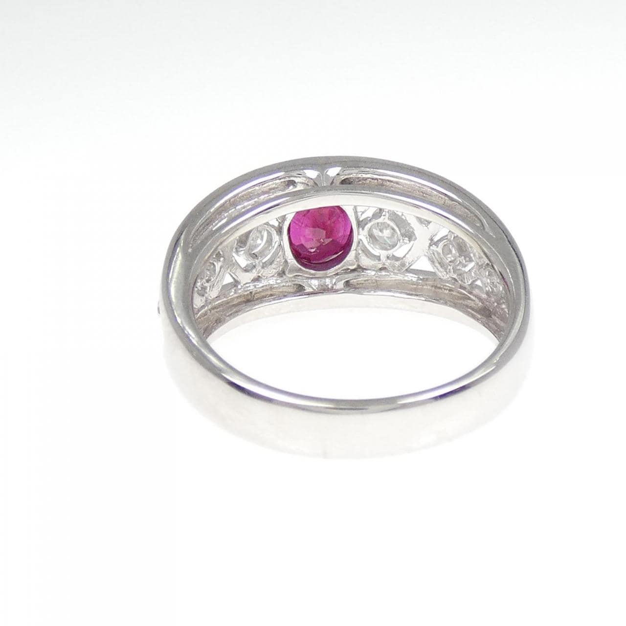 PT ルビー リング 0.87CT