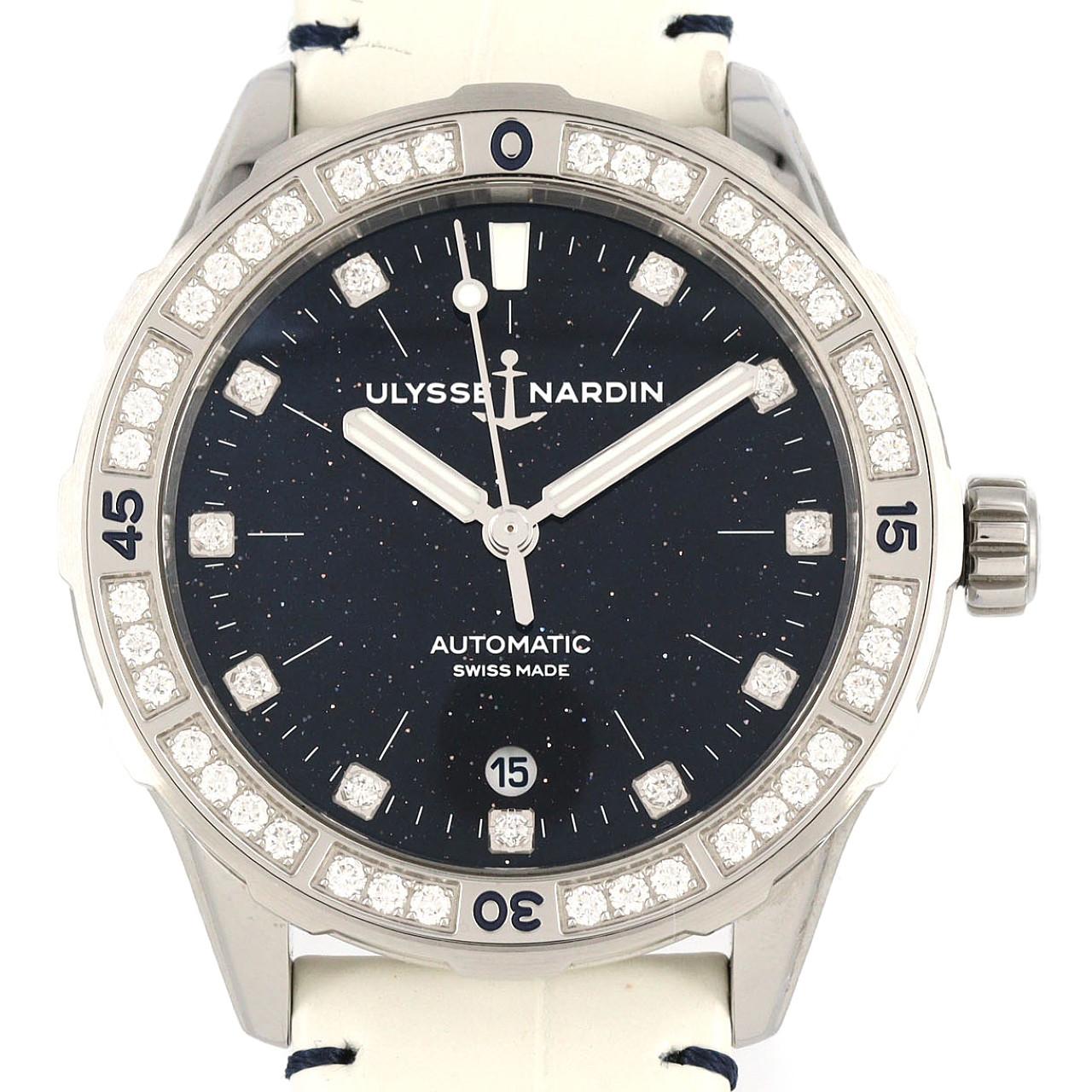 ユリス･ナルダン ダイバースターリーナイト 8163-182B1-3A/1A SS 自動巻