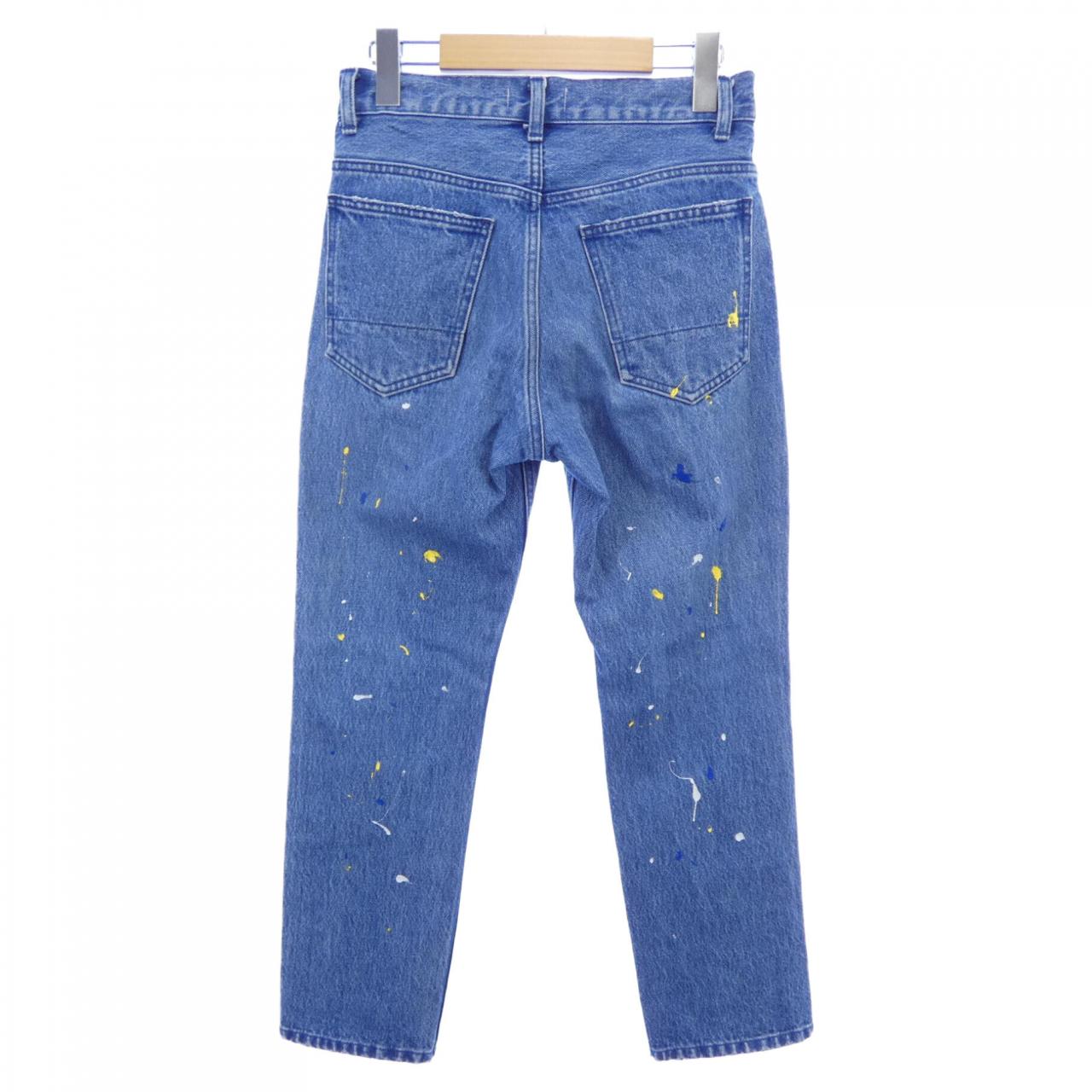 ウォードブルー WOADBLUE Slit Straight BLUE ジーンズ