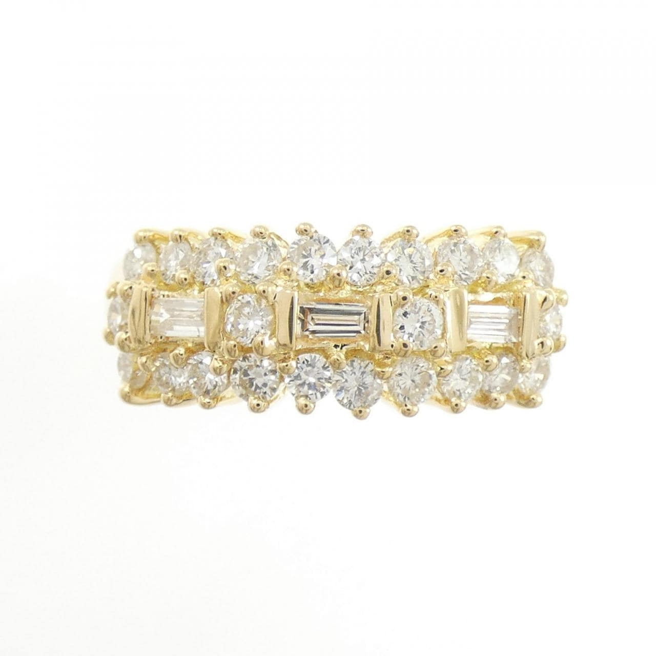 K18YG ダイヤモンド リング 0.82CT