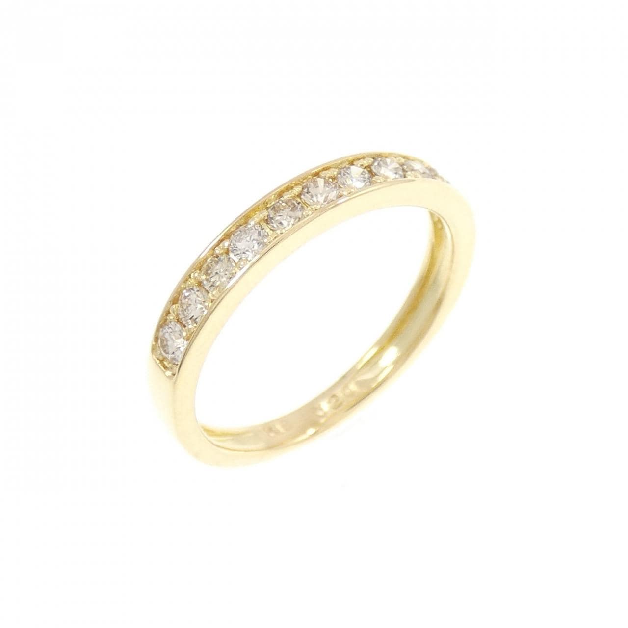 K18YG ダイヤモンド ピンキー リング 0.20CT