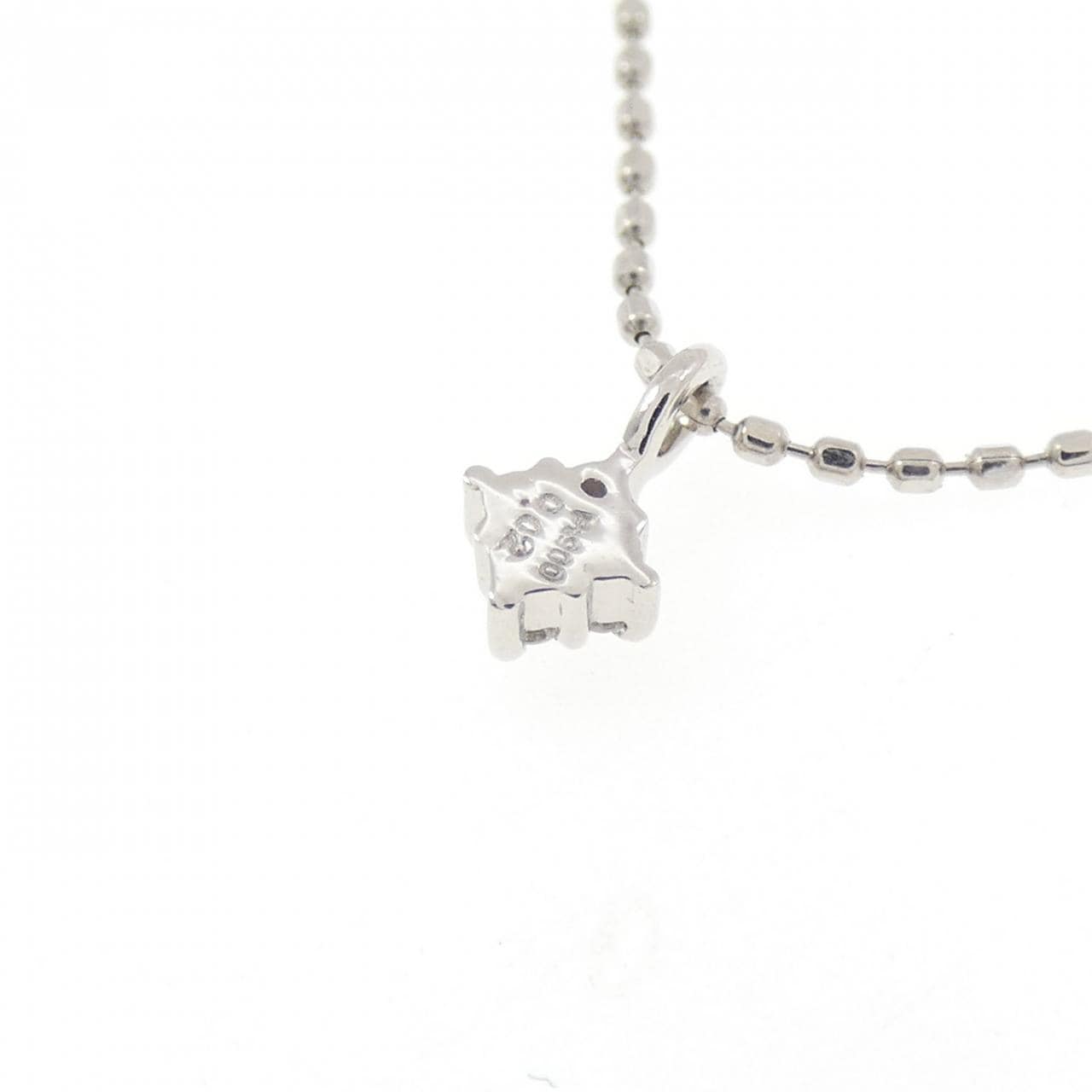 PT900/PT850 ダイヤモンド ネックレス 0.02CT