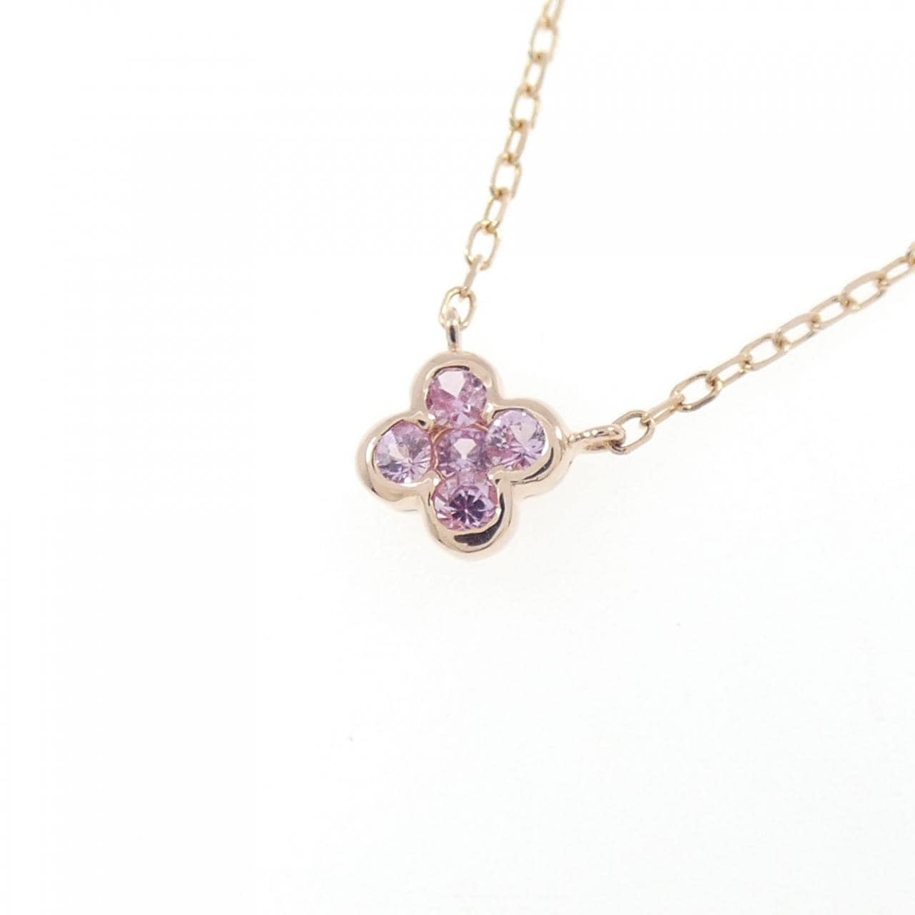 K10PG サファイヤ ネックレス