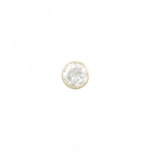 【リメイク】K18YG/ST ダイヤモンド ピアス 片耳 1.003CT G I1 Fair