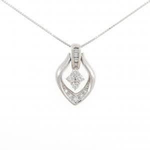 PT900/PT850 ダイヤモンド ネックレス 0.53CT