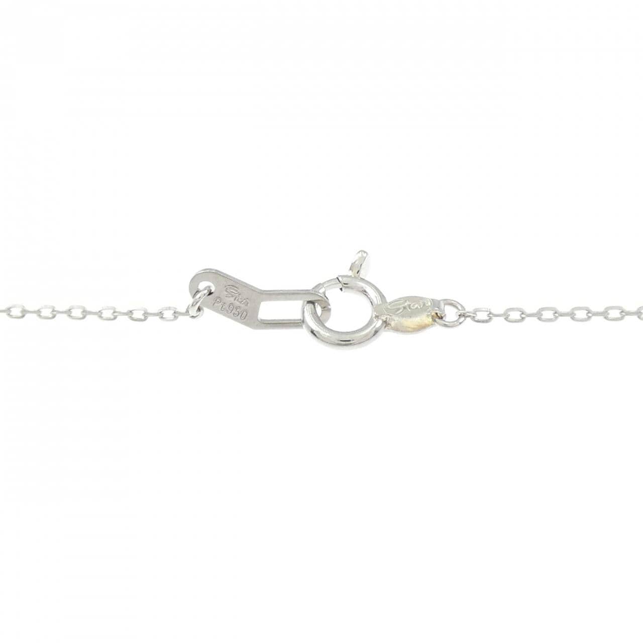 スタージュエリー ヘイロー ネックレス 0.06CT