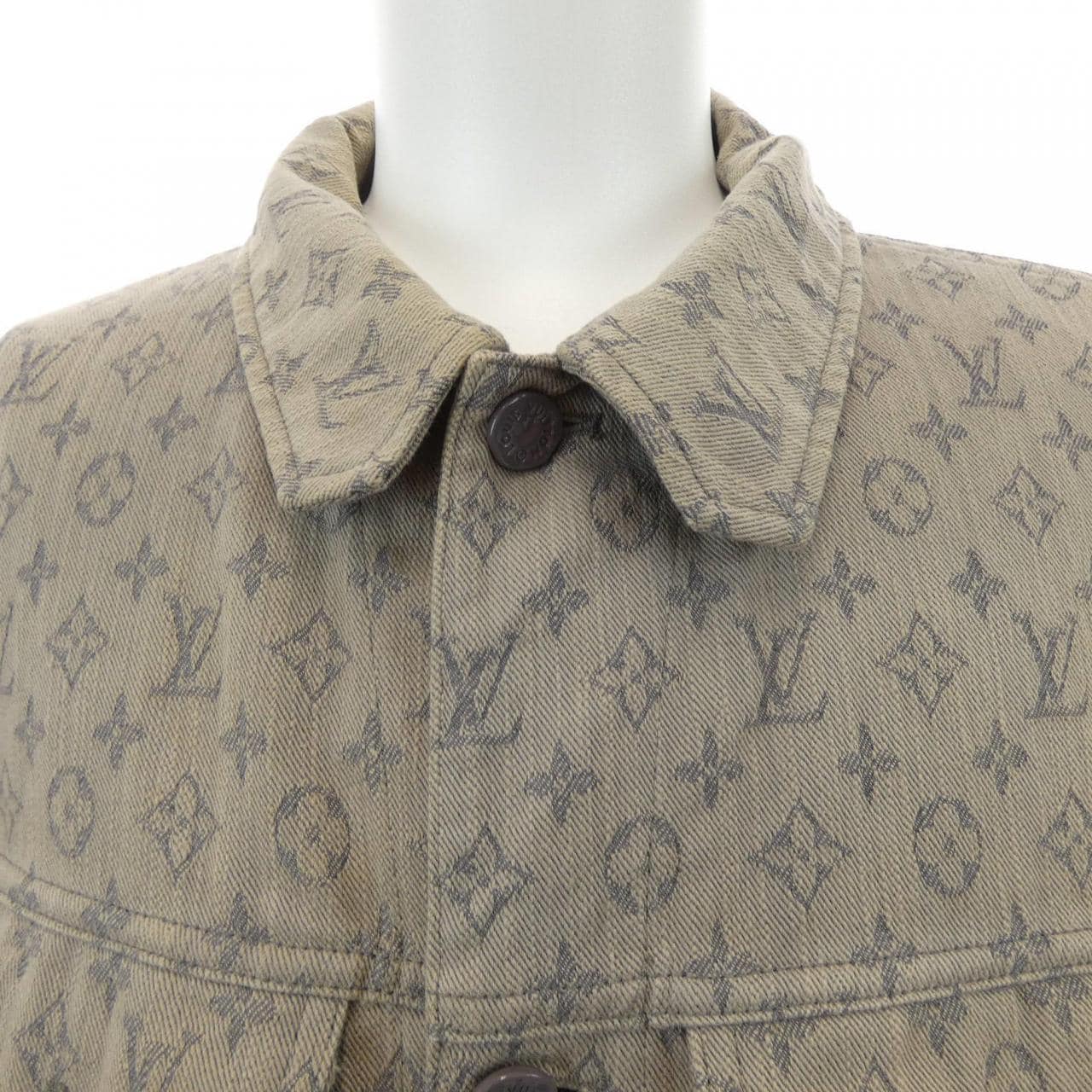 ルイヴィトン LOUIS VUITTON モノグラムデニムジャケット HHA21WQJQ デニムジャケット