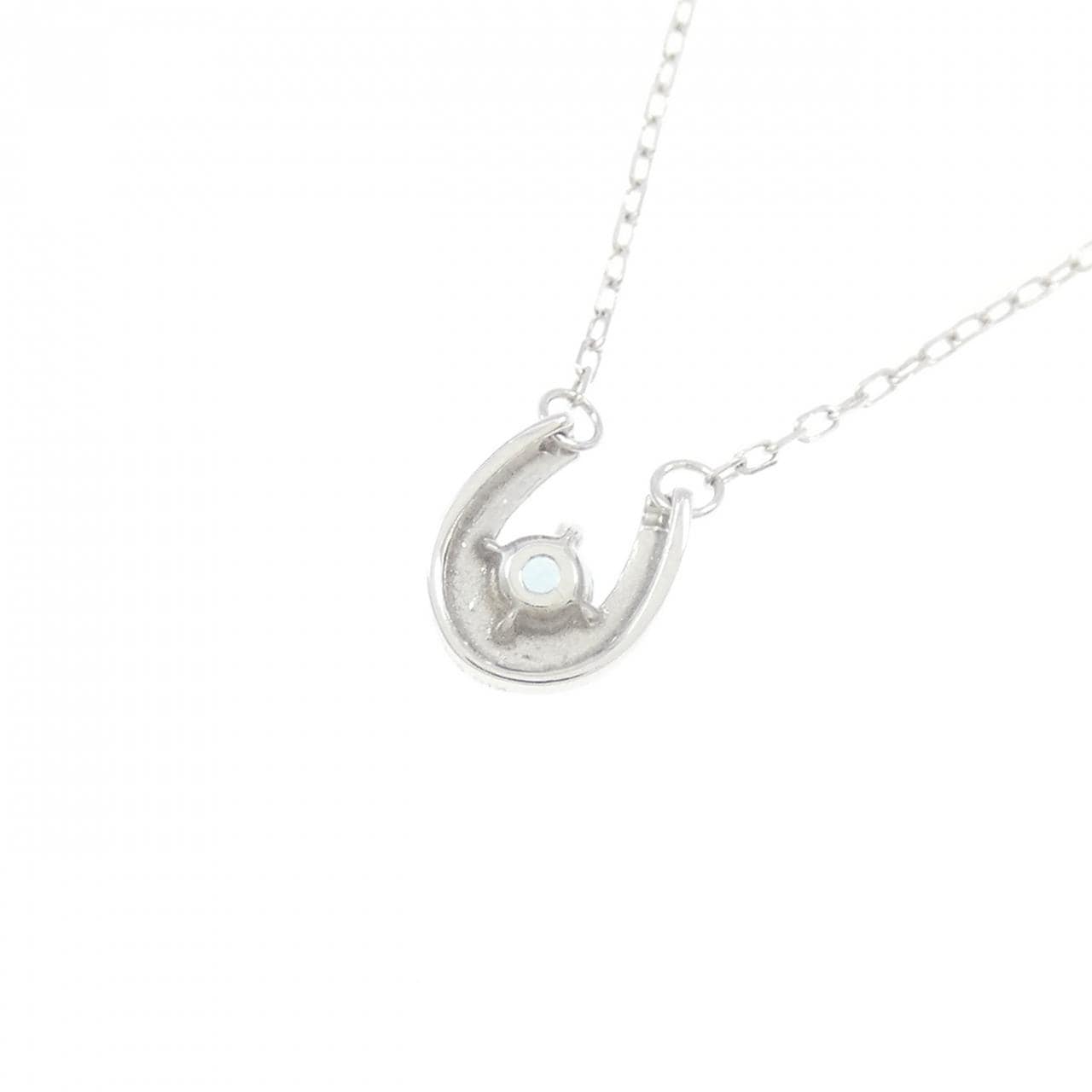 K10WG ブルートパーズ ネックレス