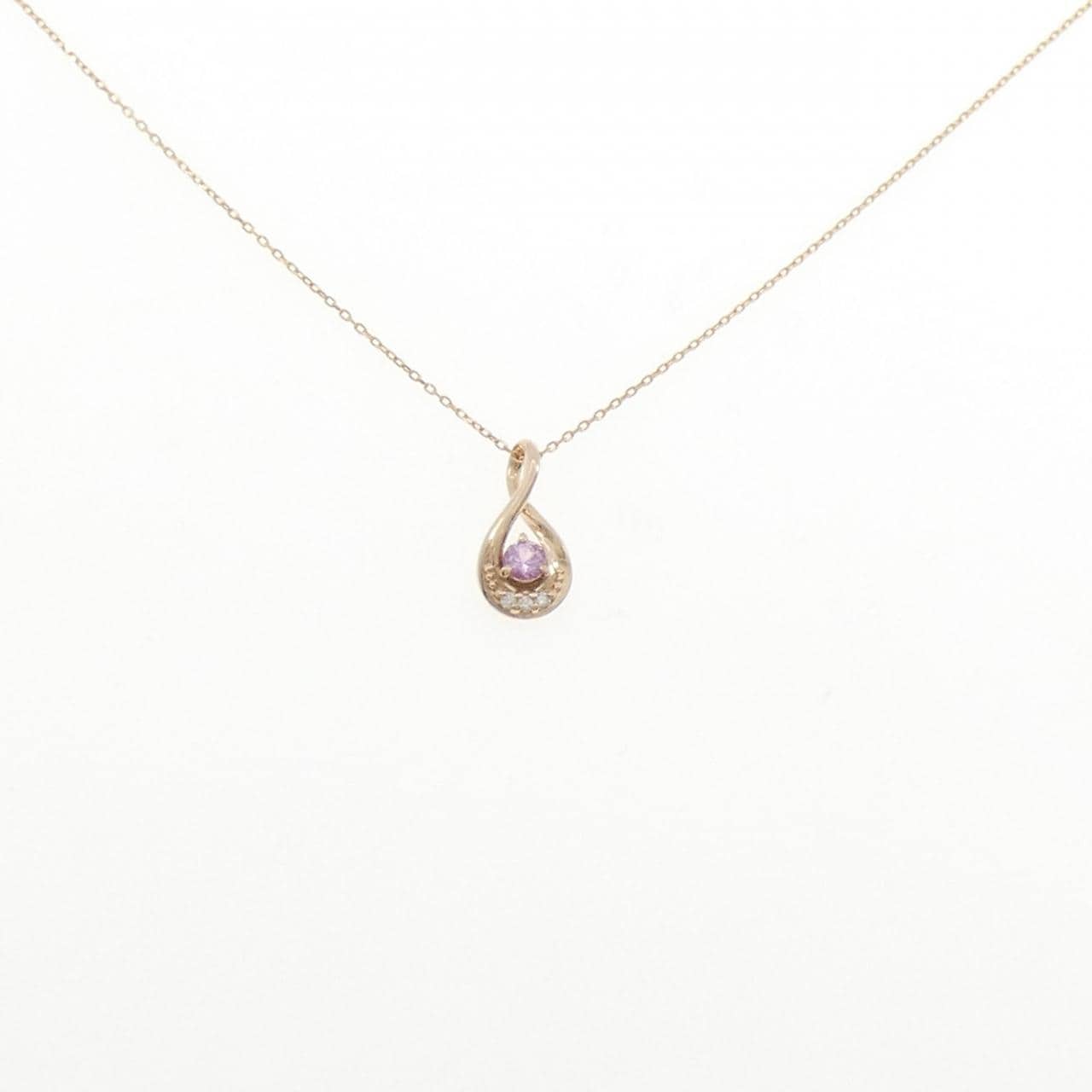 K18PG サファイヤ ネックレス