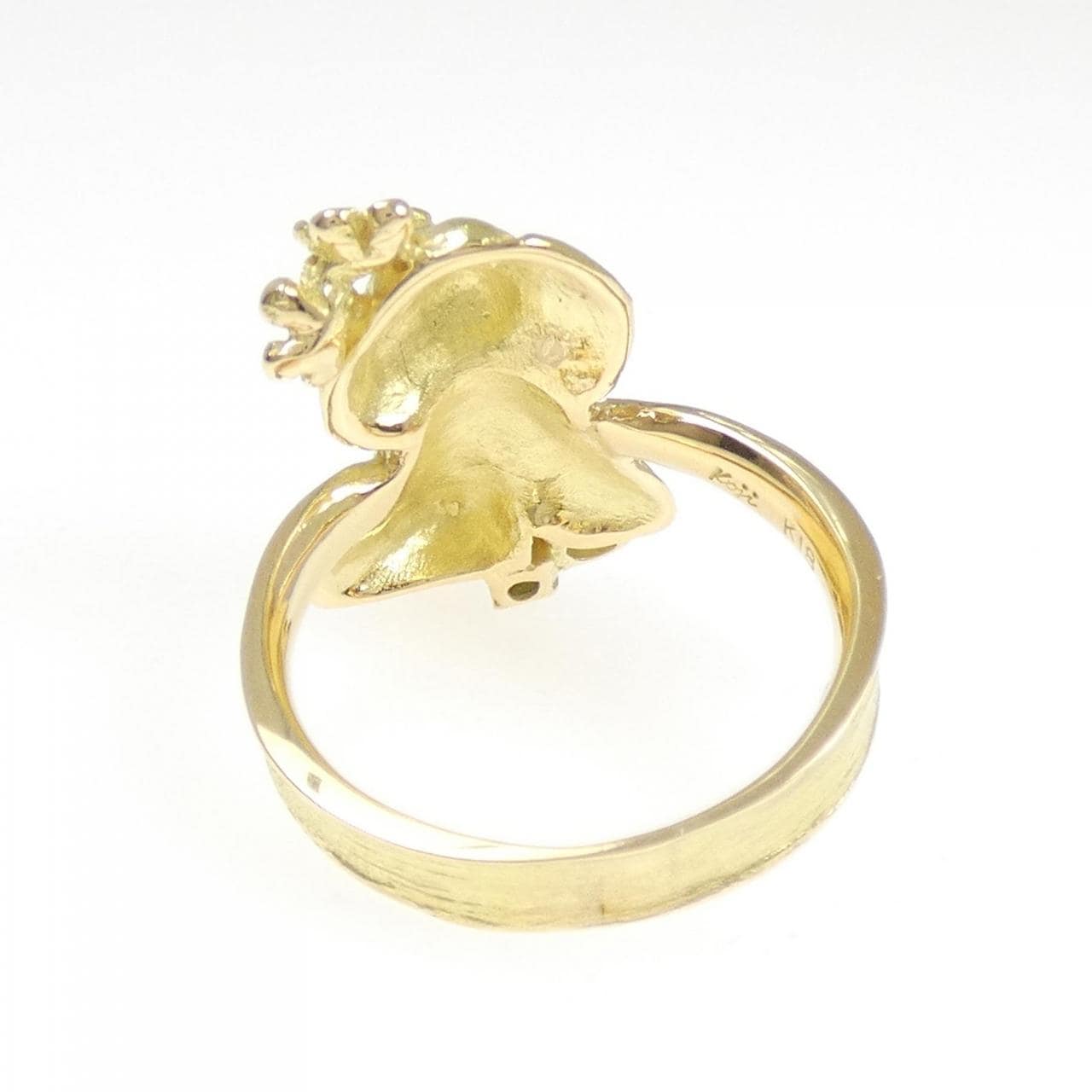 イワクラコウジ ドッグ カラーストーン リング