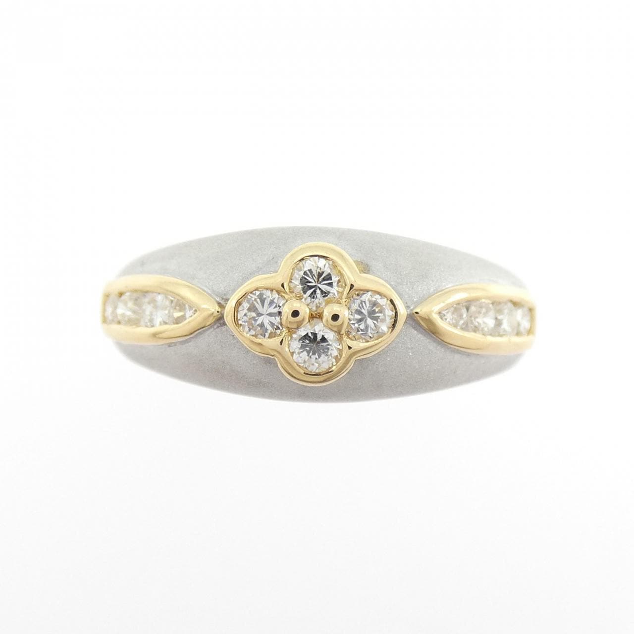 PT900/K18YG ダイヤモンド リング 0.40CT