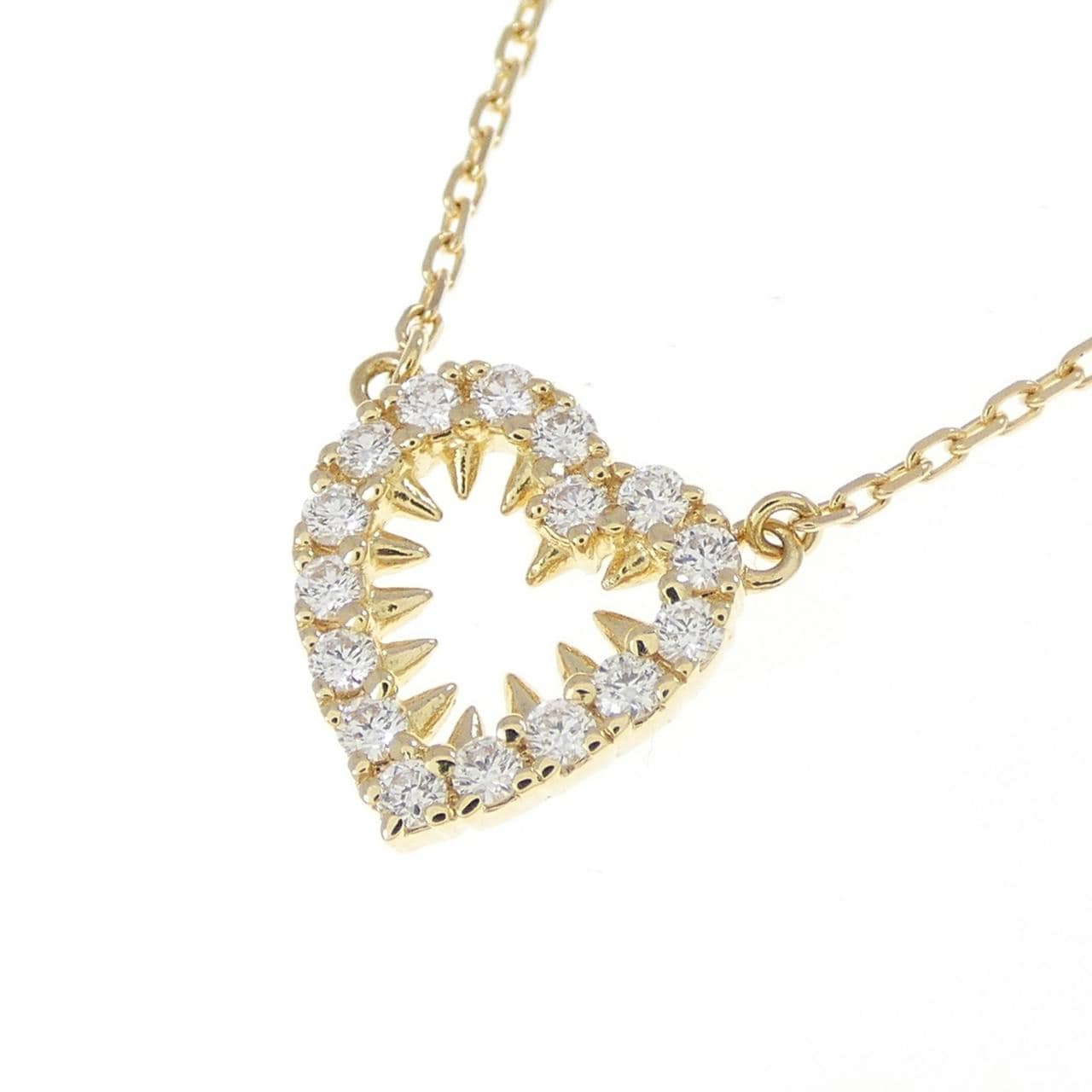 タサキ デインジャーハート ネックレス 0.12CT